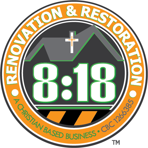 8:18 Renovation & Restoration Logo
