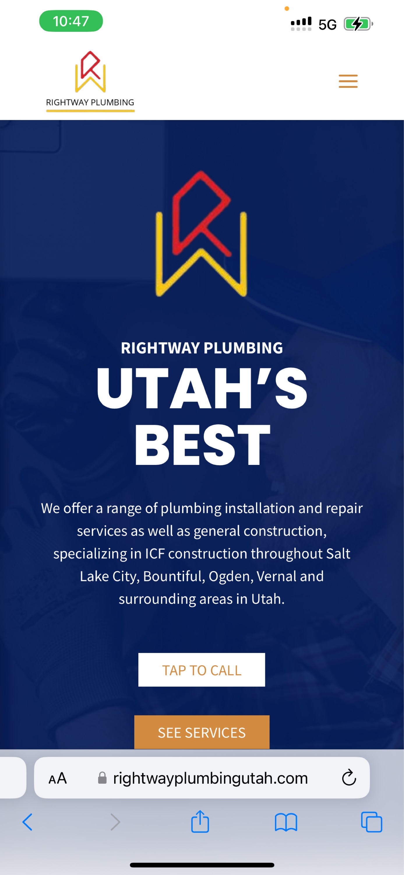 Right Way Plumbing LLC Logo