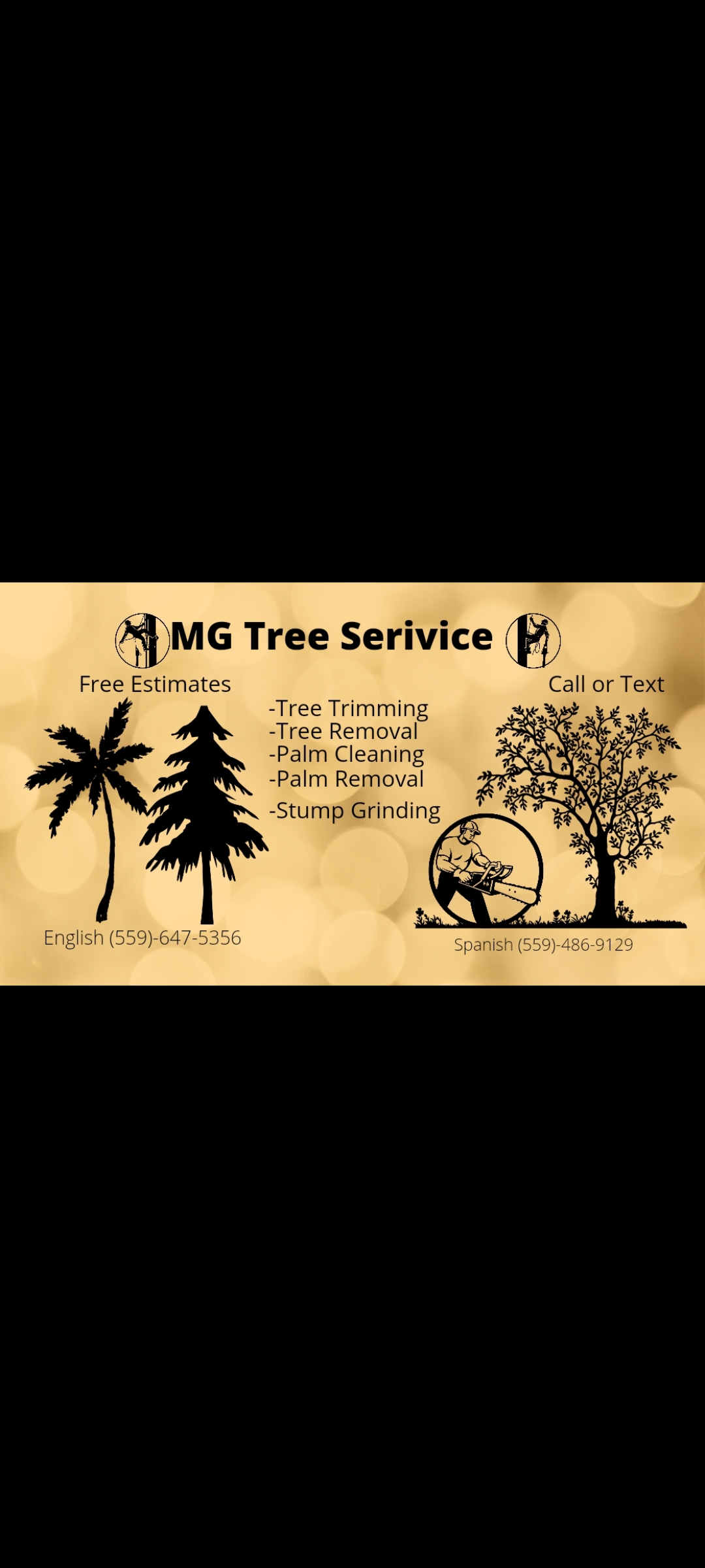 MG Tree Services-Unlicensed Contractor Logo