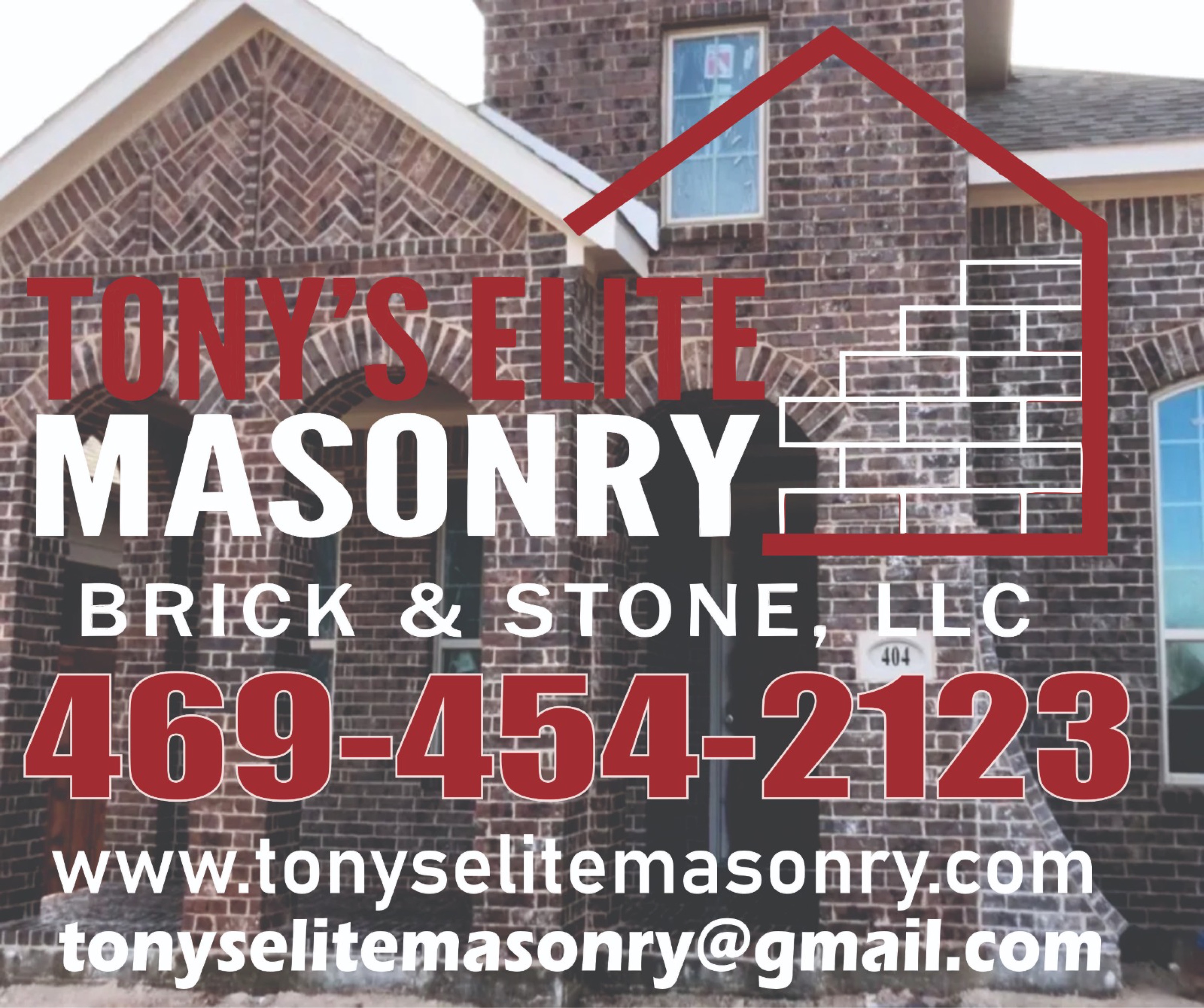Tony's Elite Masonry Brick and Stone, LLC Logo