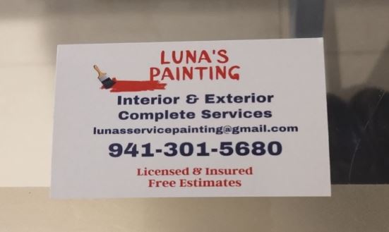 LUNAS SERVICE PAINTING INC Logo