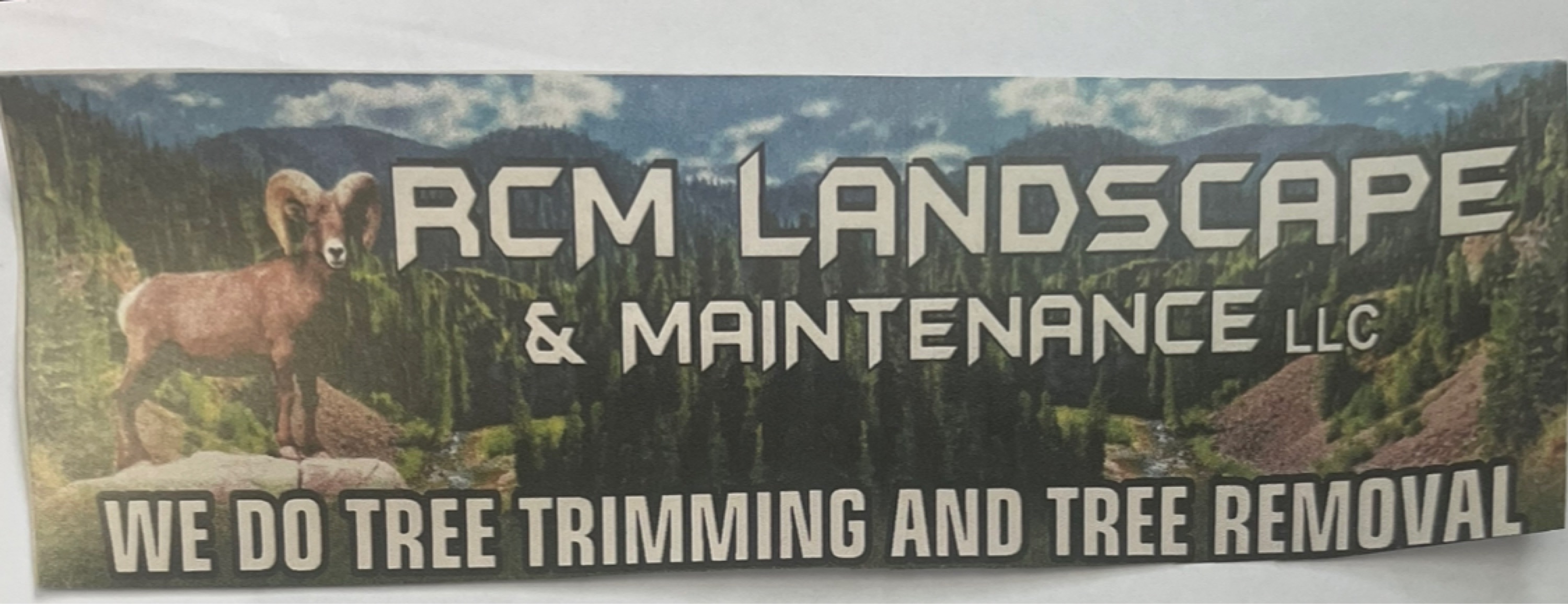 RCM Landscape & Maintenance Logo