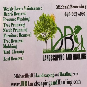 DB Landscaping and Hauling Logo