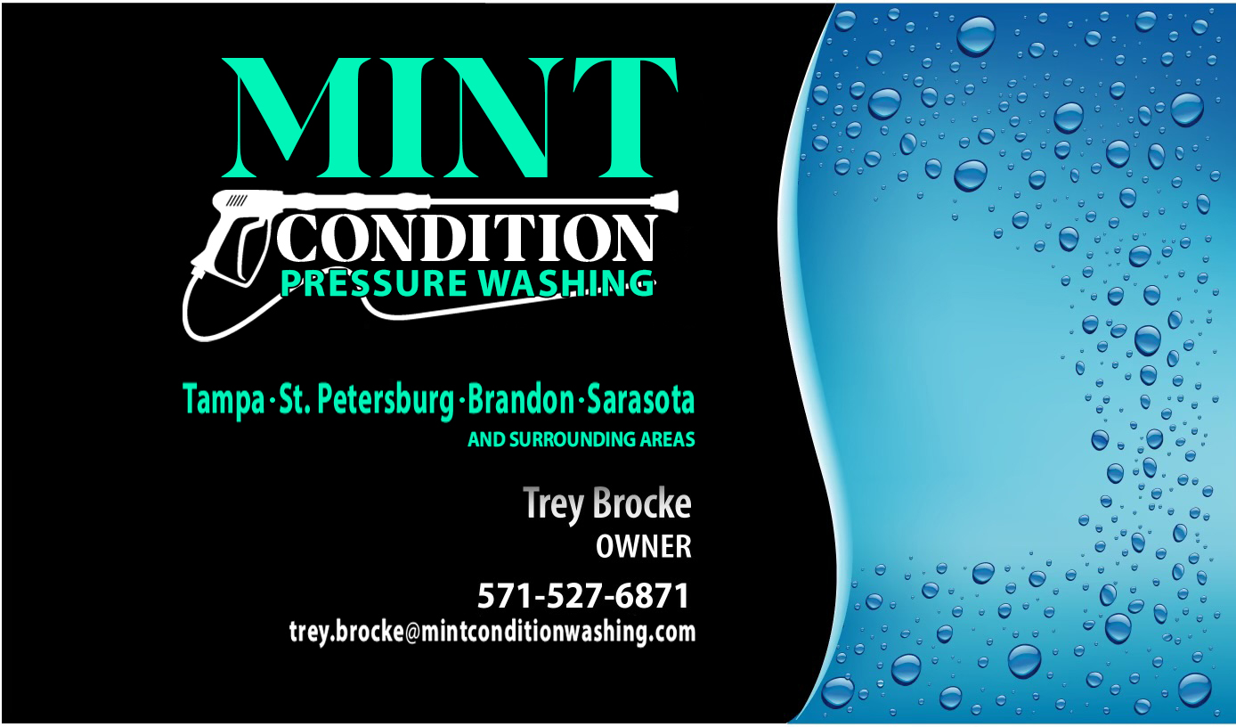 Mint Condition Pressure Washing Logo