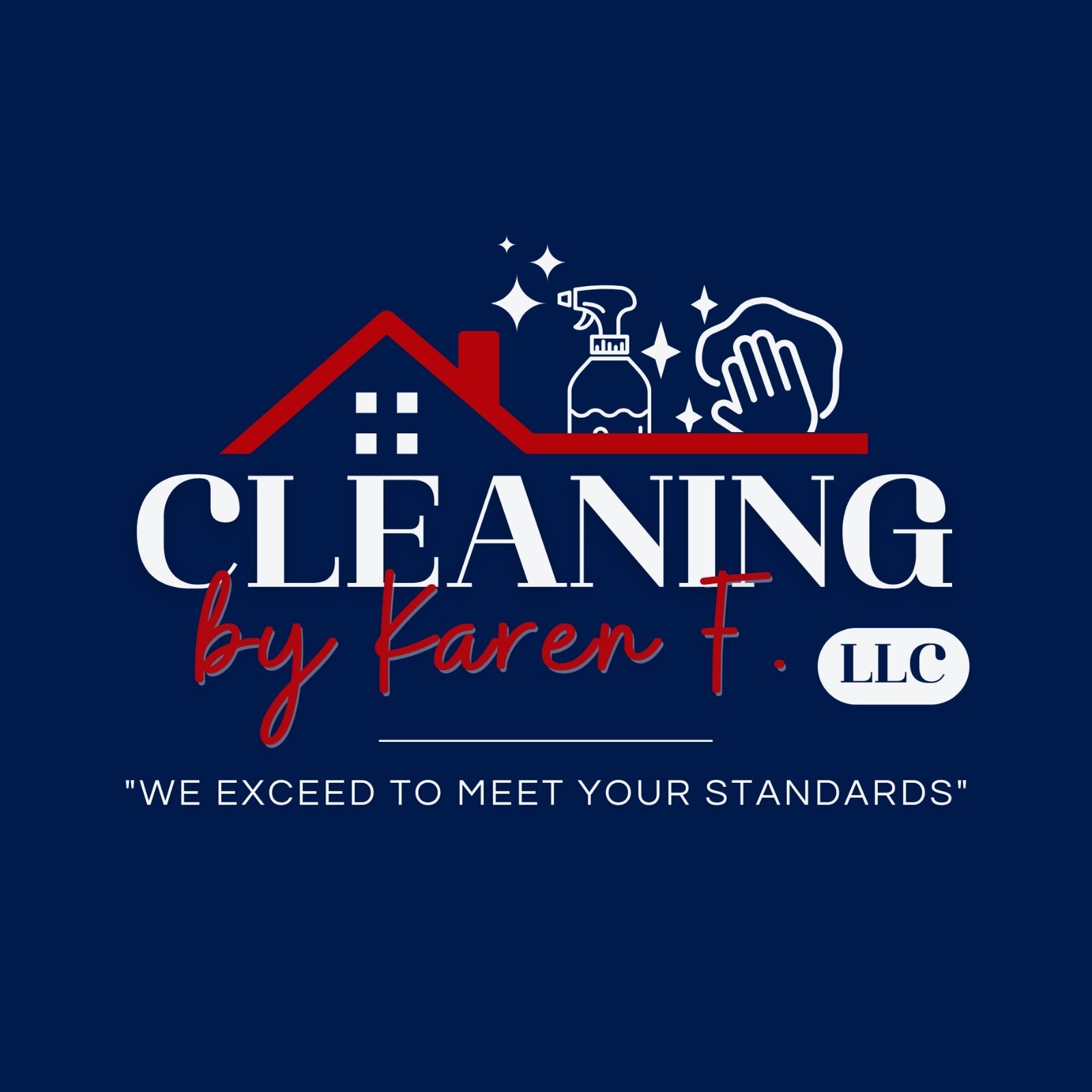 Cleaning By Karen F. LLC Logo