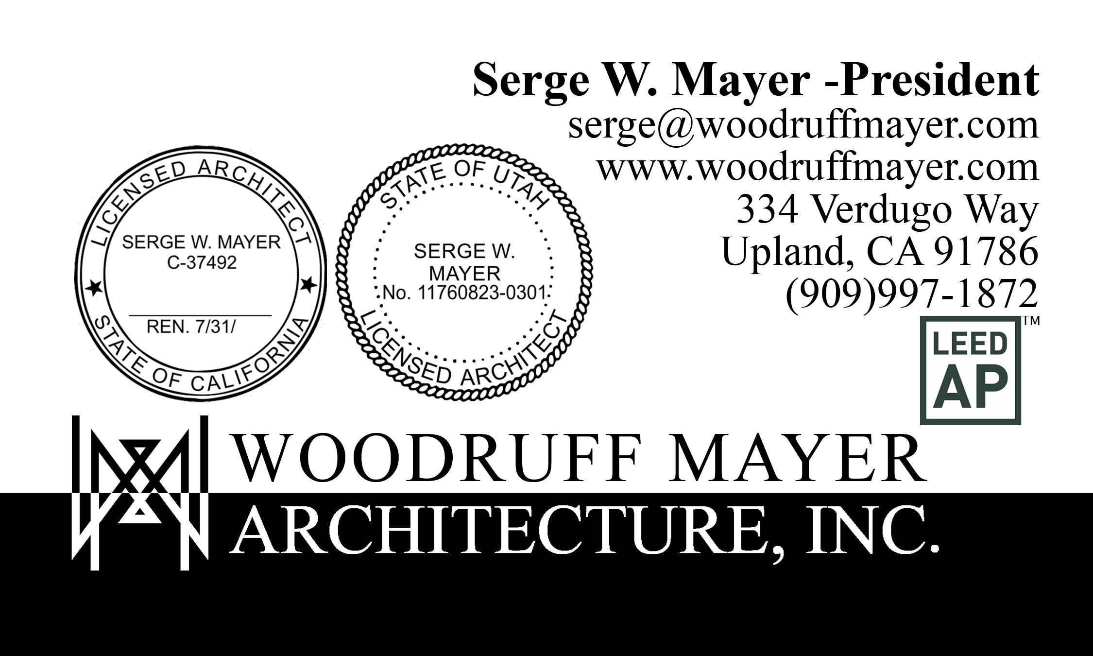 Woodruff Mayer Architecture, Inc. Logo