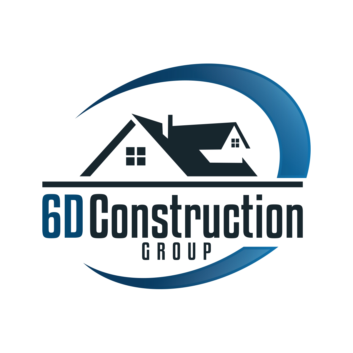 6D Construction Logo