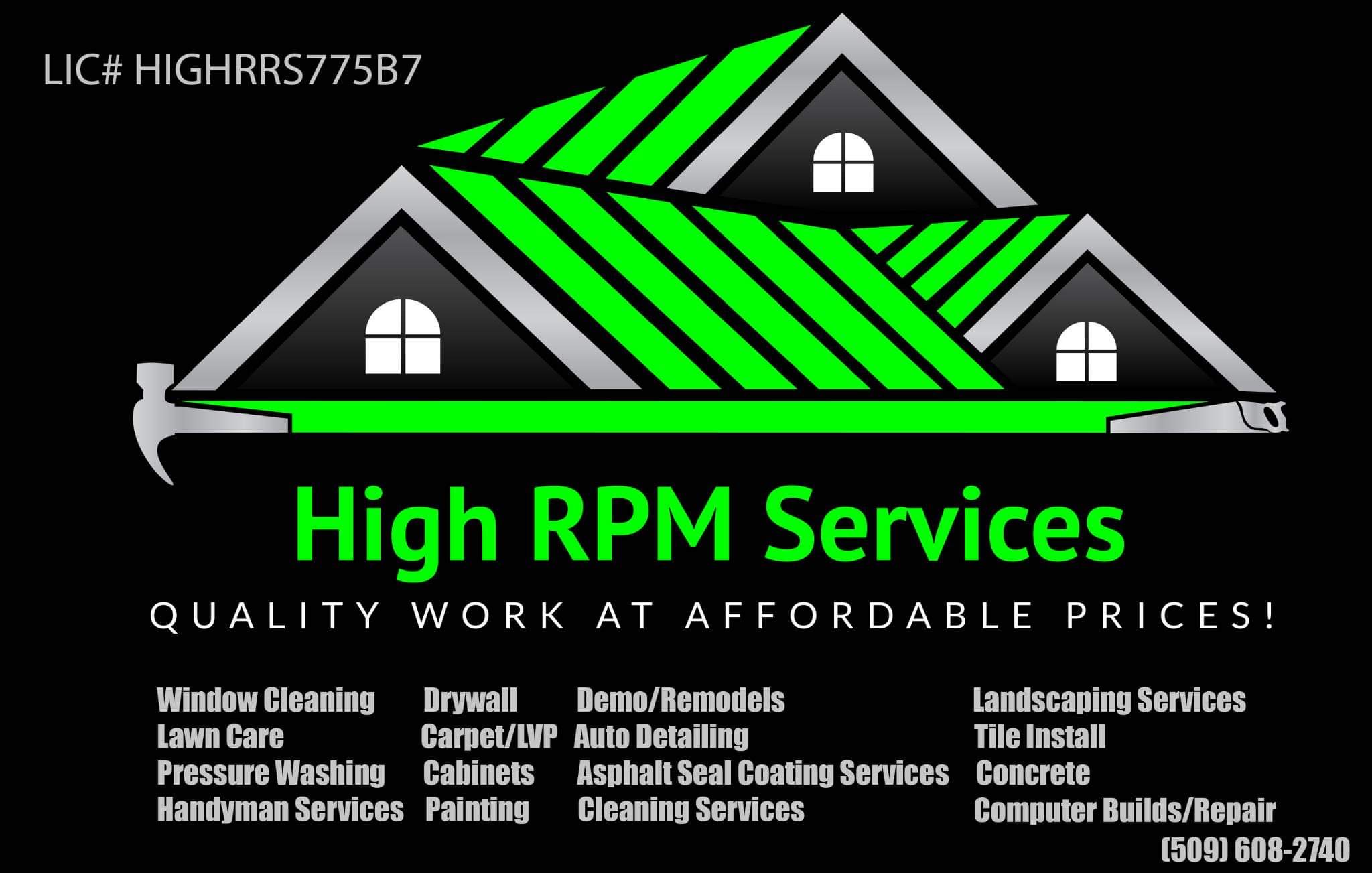 High RPM Services Logo