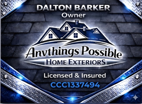 Anything's Possible Home Exteriors Logo