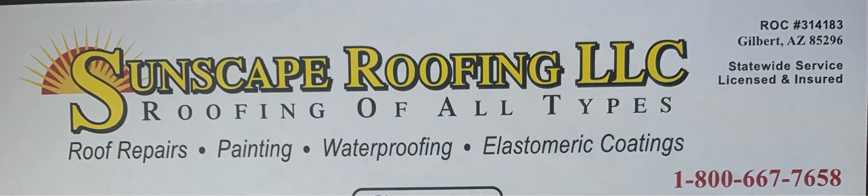 Sunscape Roofing Logo