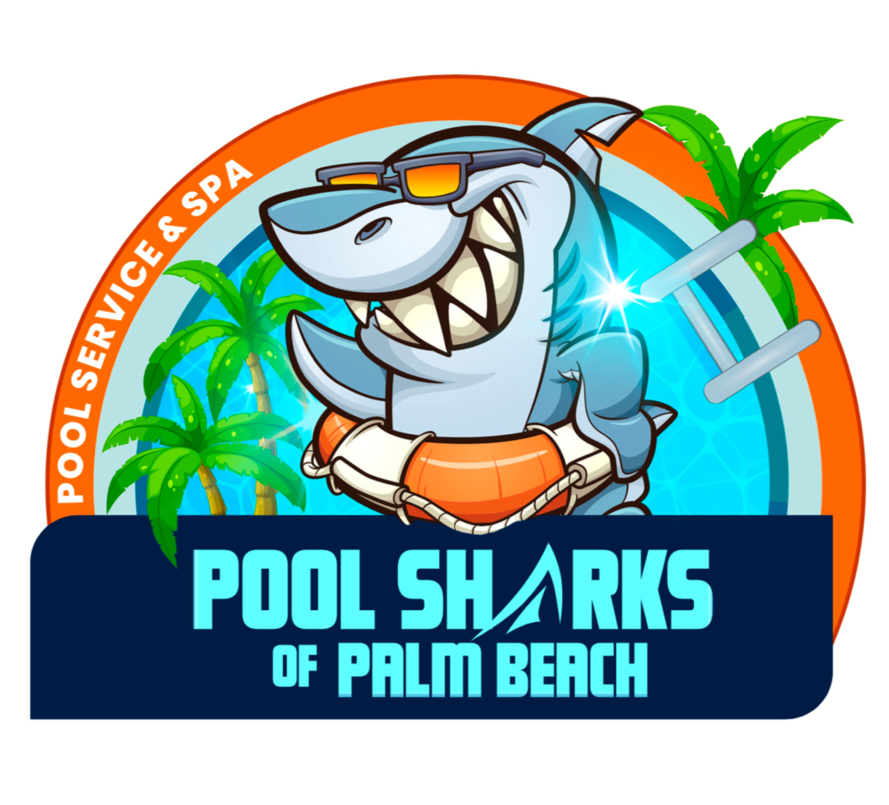 Pool Sharks of Palm Beach Logo