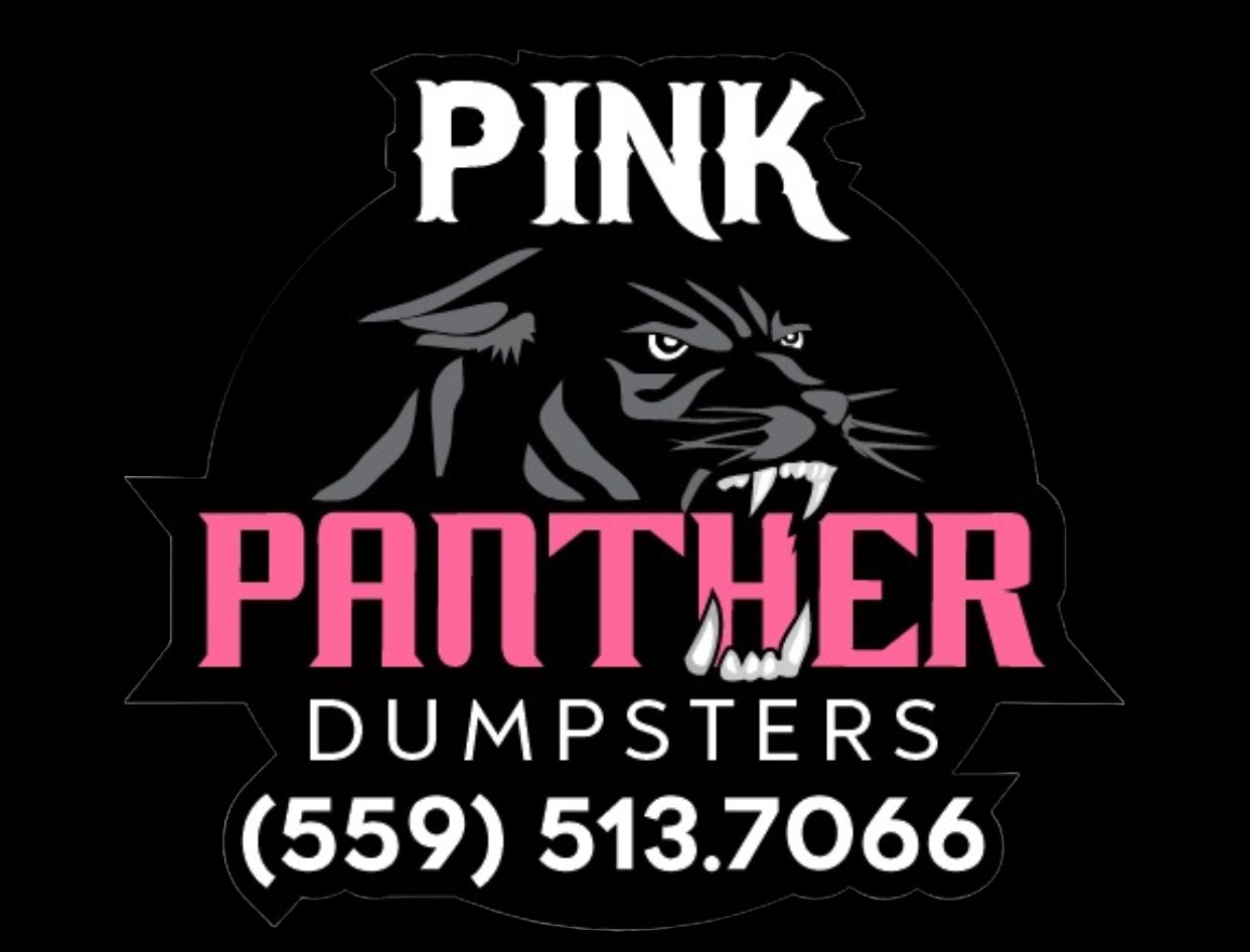 Pink Panther Dumpsters Logo