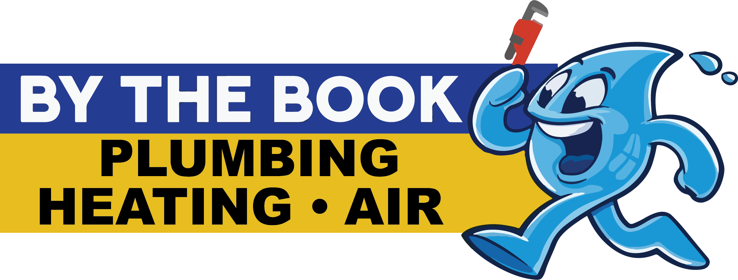 By The Book Plumbing Heating Air Conditioning Logo