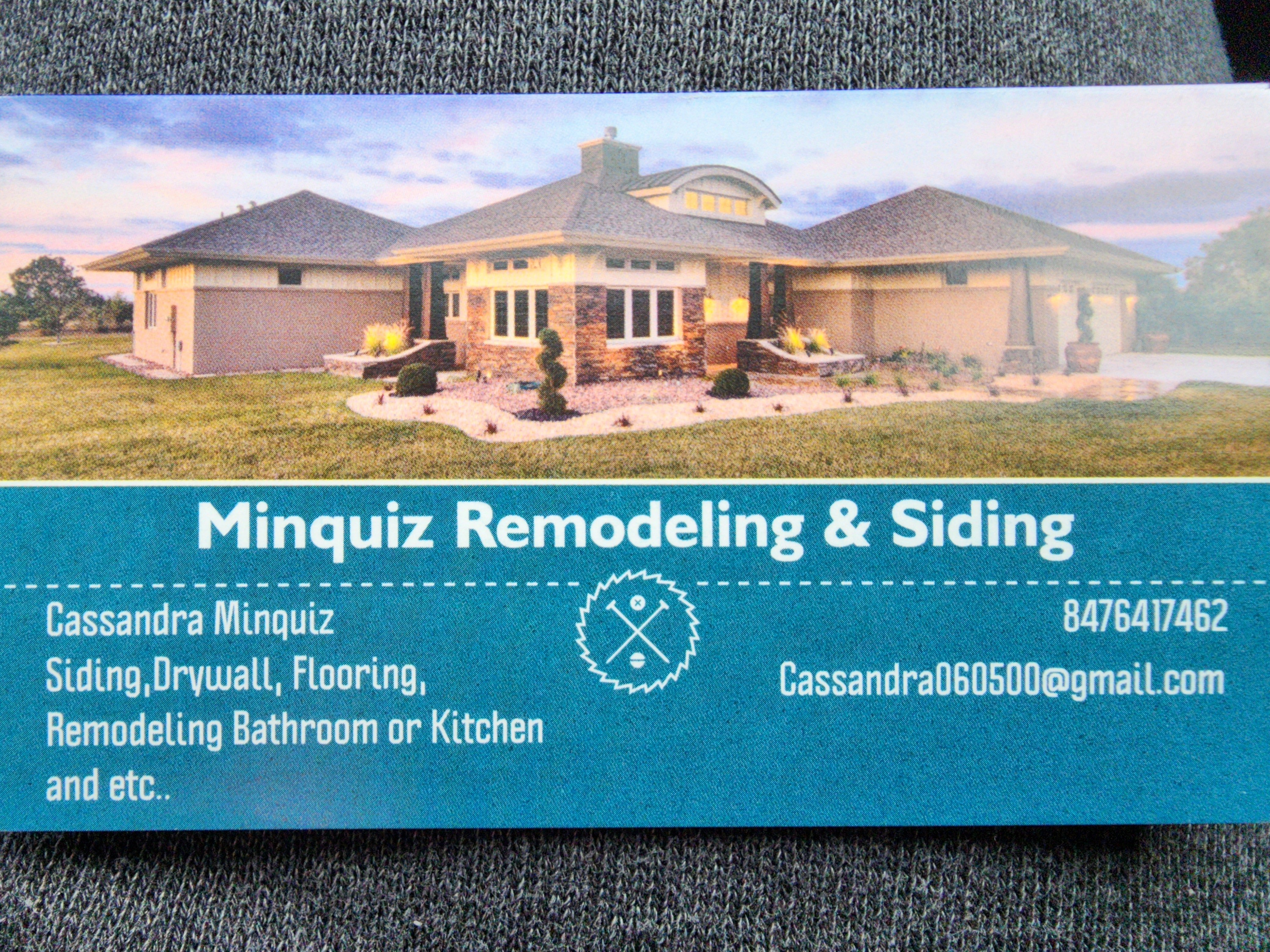 Minquiz Remodeling & Siding Logo