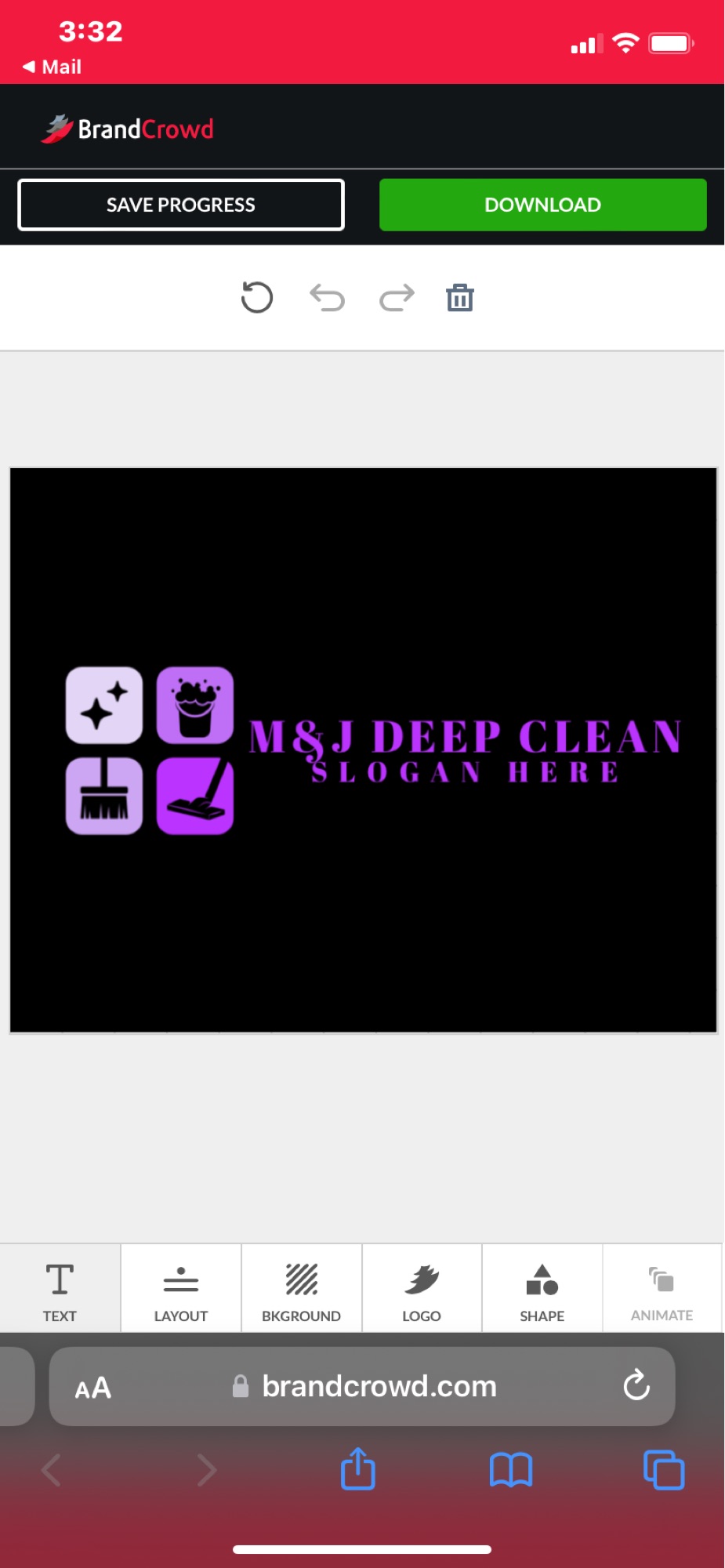 M&J Deep Clean Logo