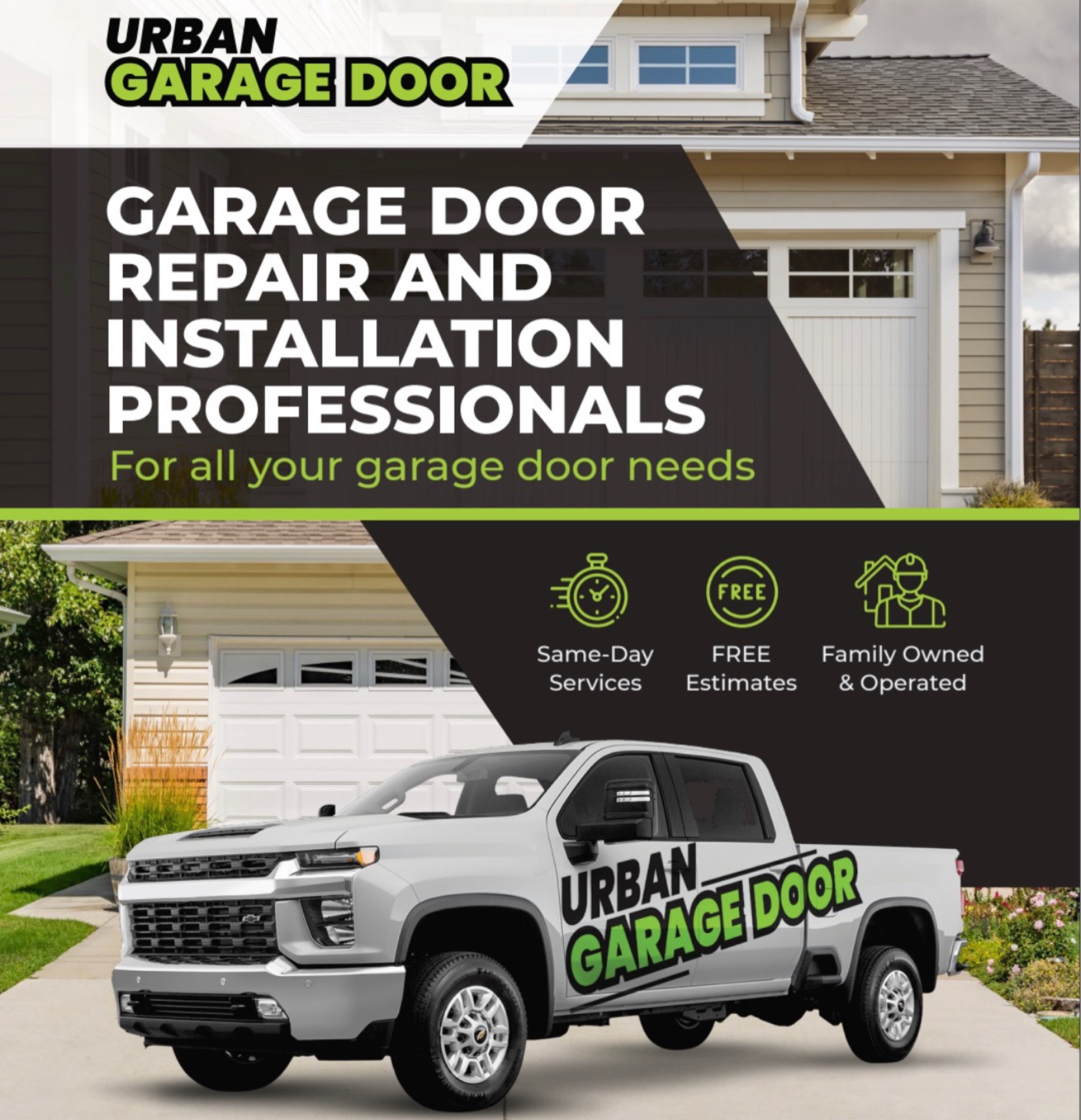 Urban Garage Door Company Logo
