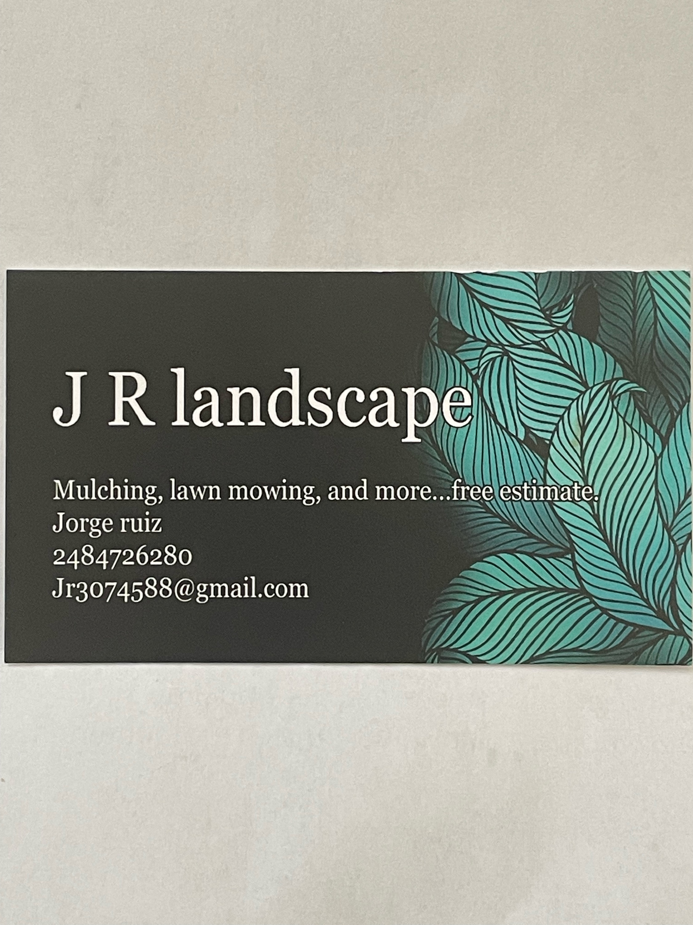 JR Landscape Logo