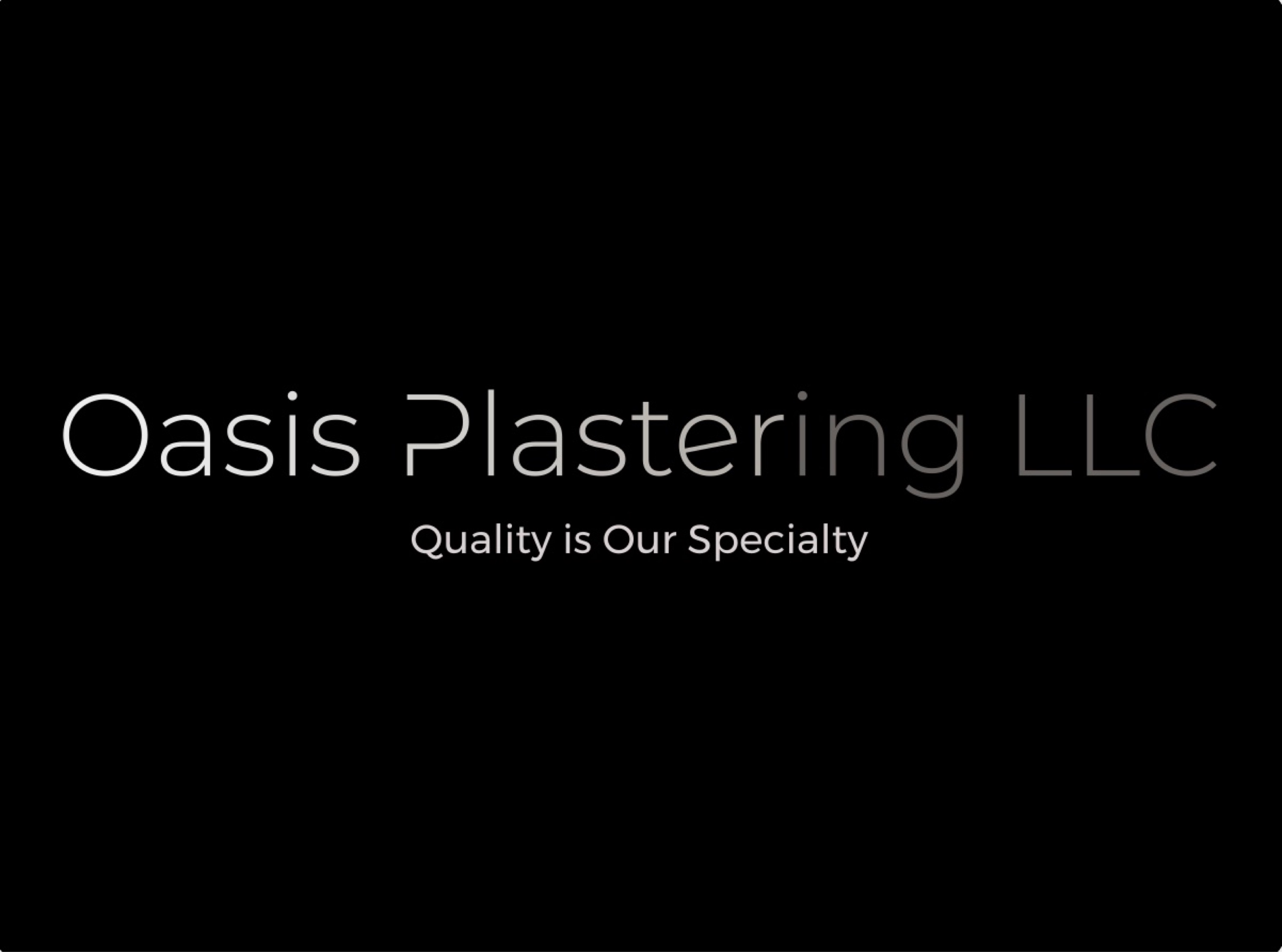 Oasis Plastering, LLC Logo