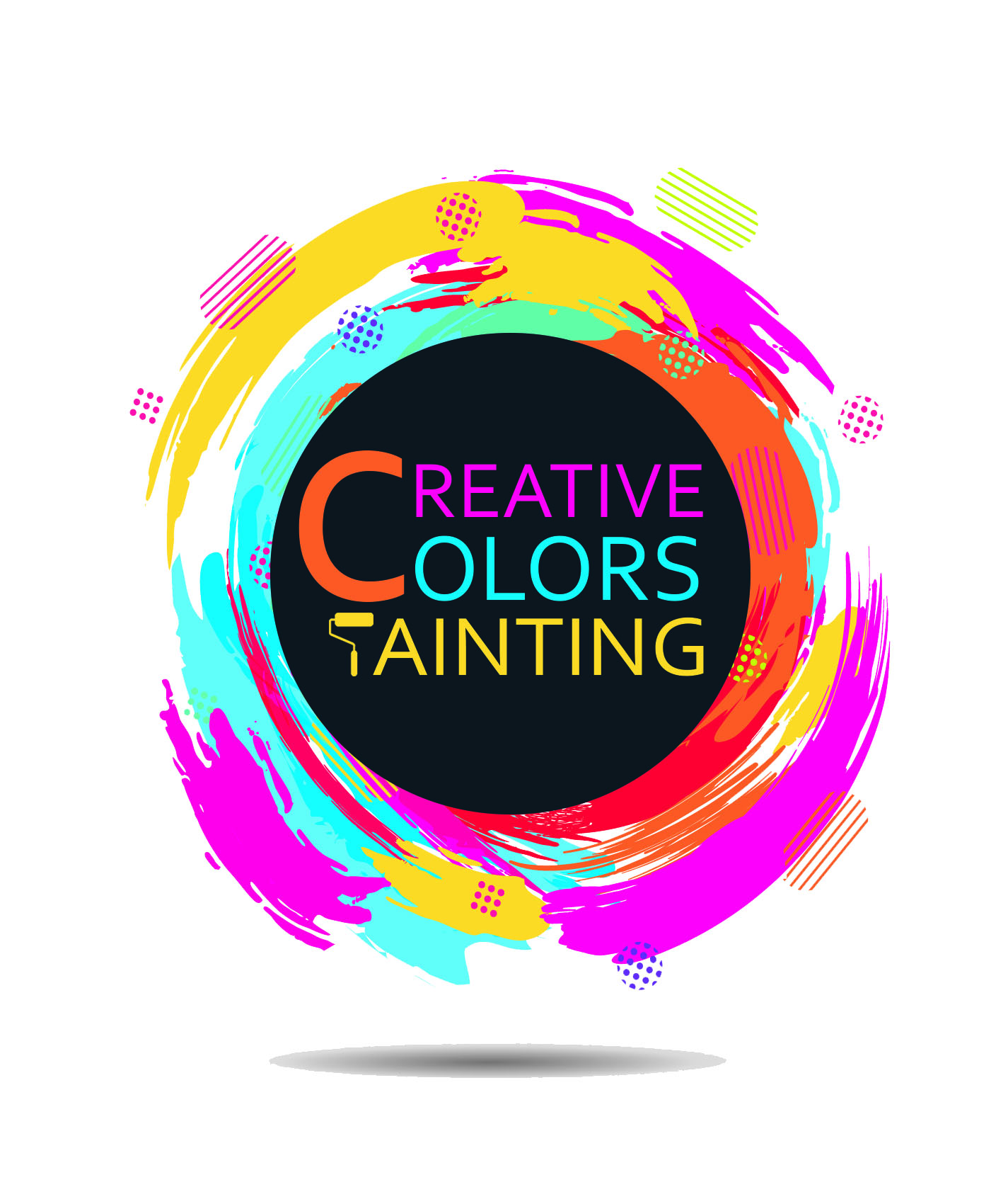 Creative Colors Painting Logo