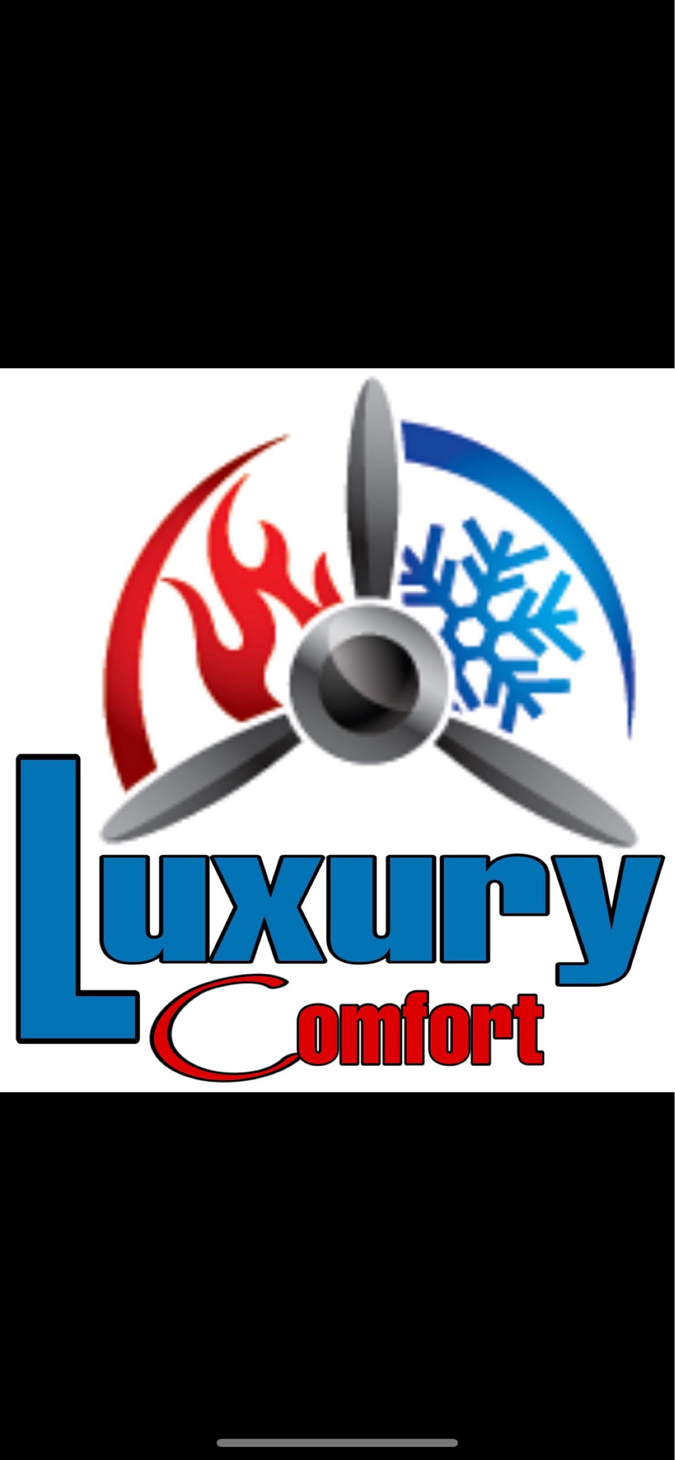 Luxury Comfort HVAC Logo