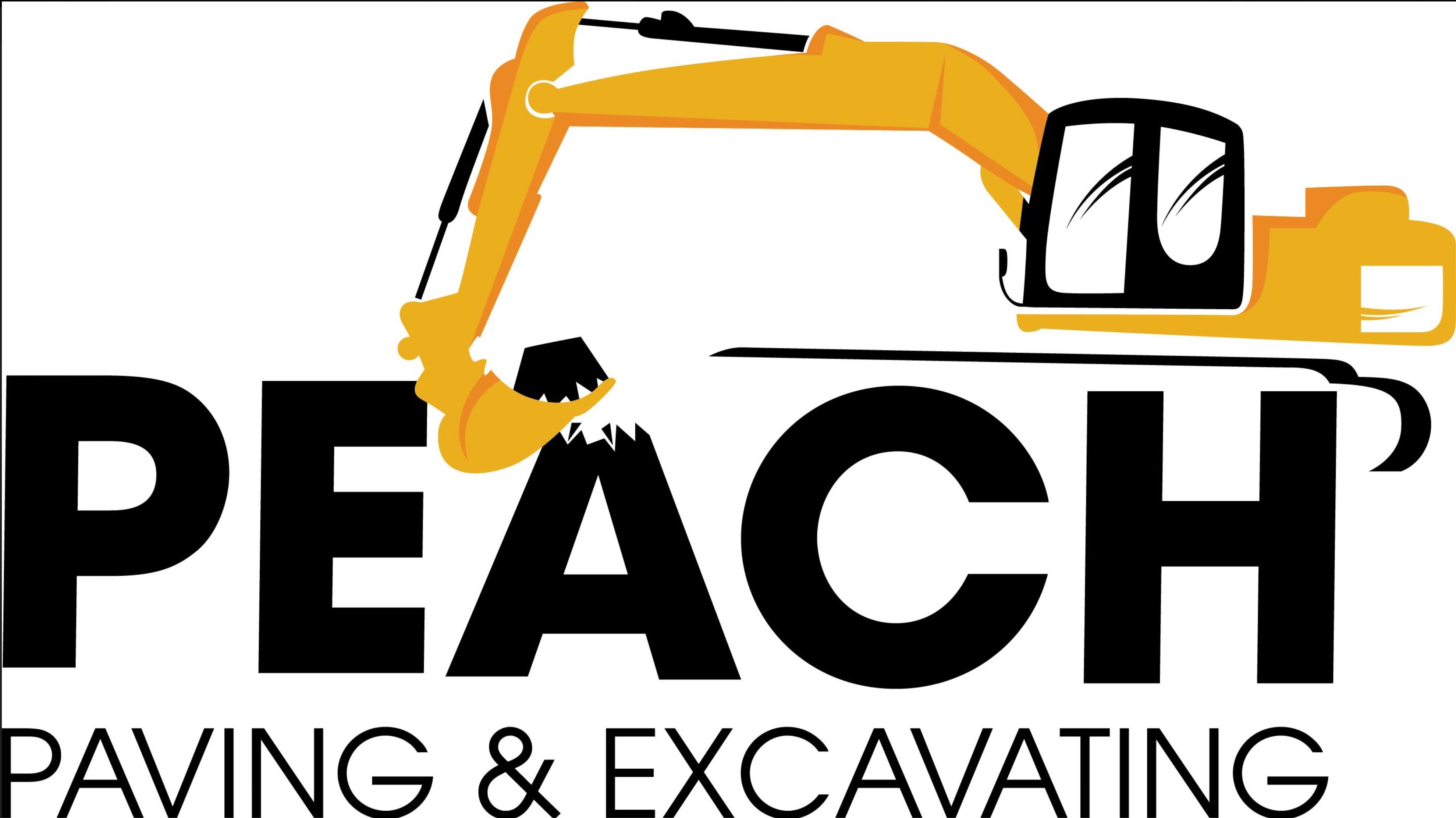 Peach Paving & Excavating LLC Logo