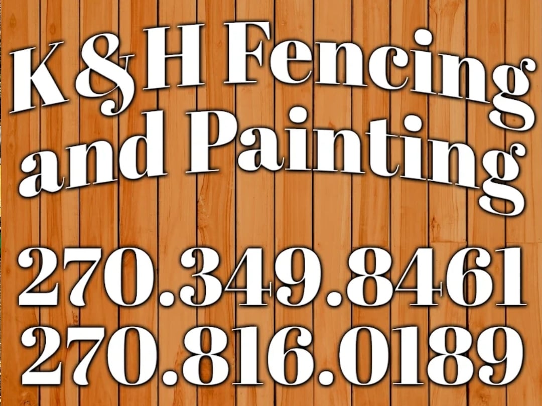 K & H Fencing & Painting Logo