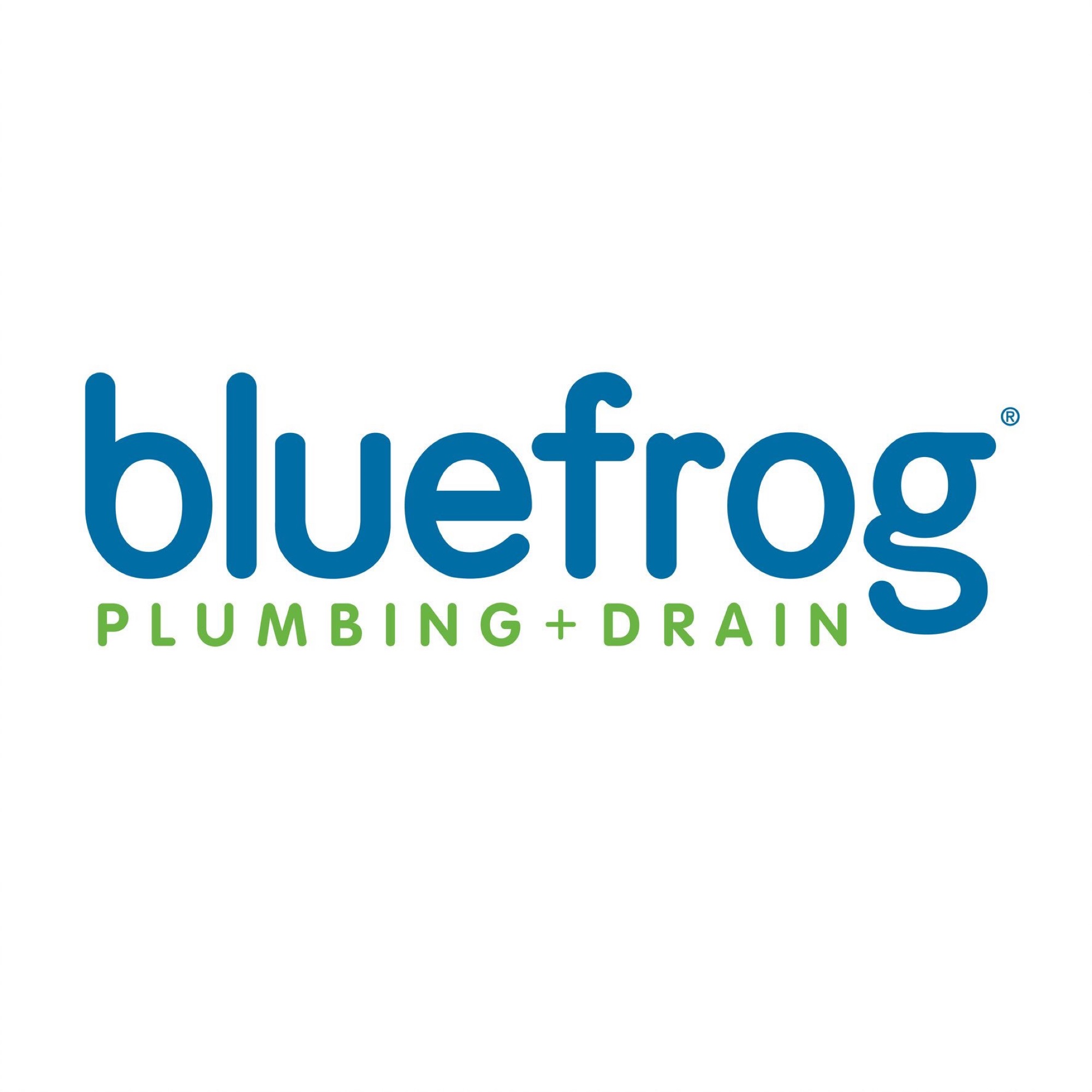 Bluefrog Plumbing + Drain Logo