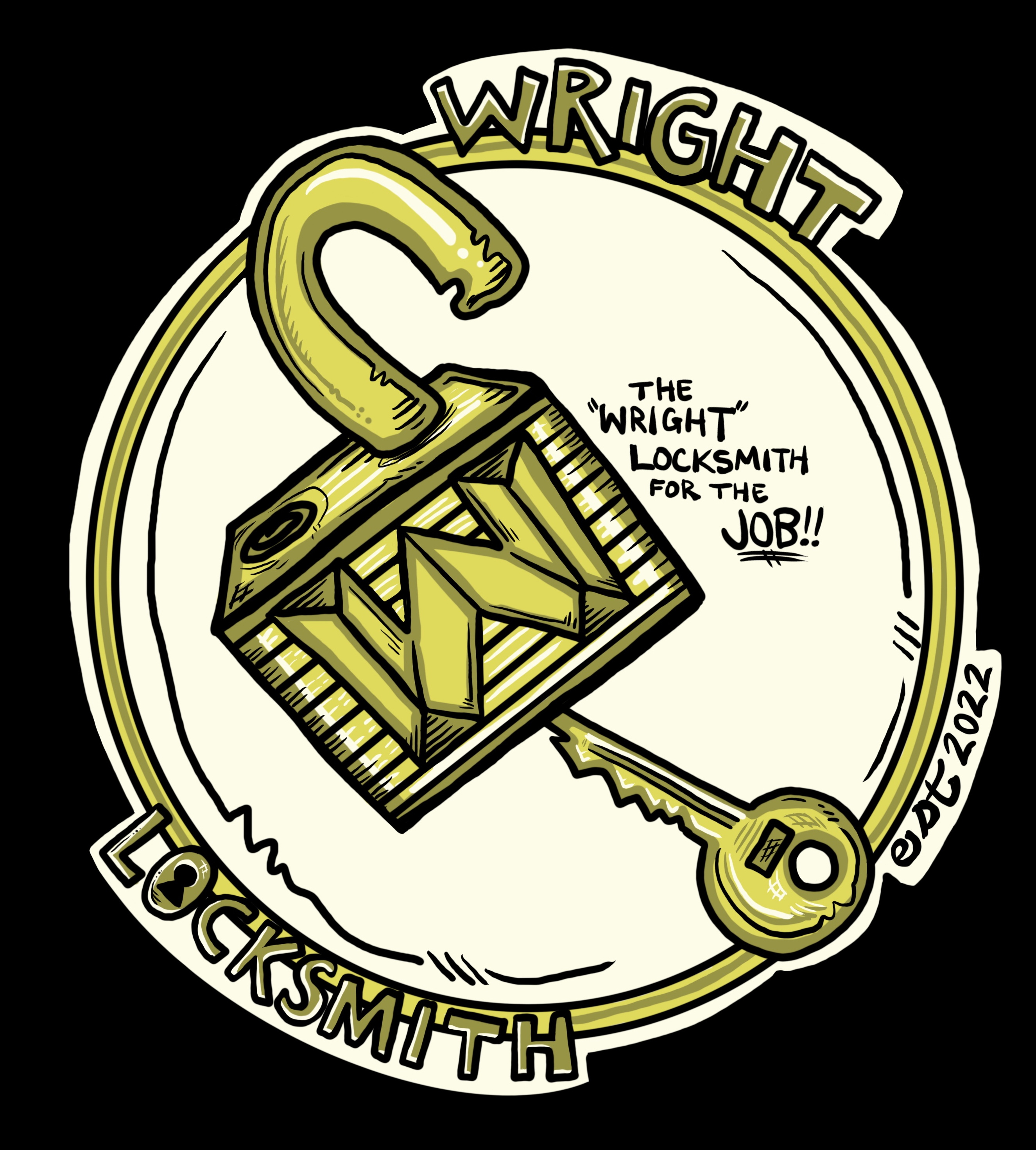 Wright Locksmith Logo