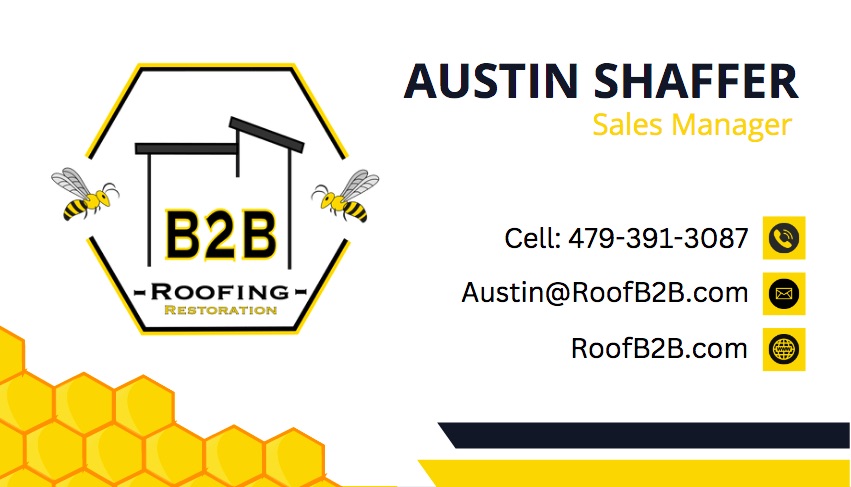 B2B Roofing Restoration Logo