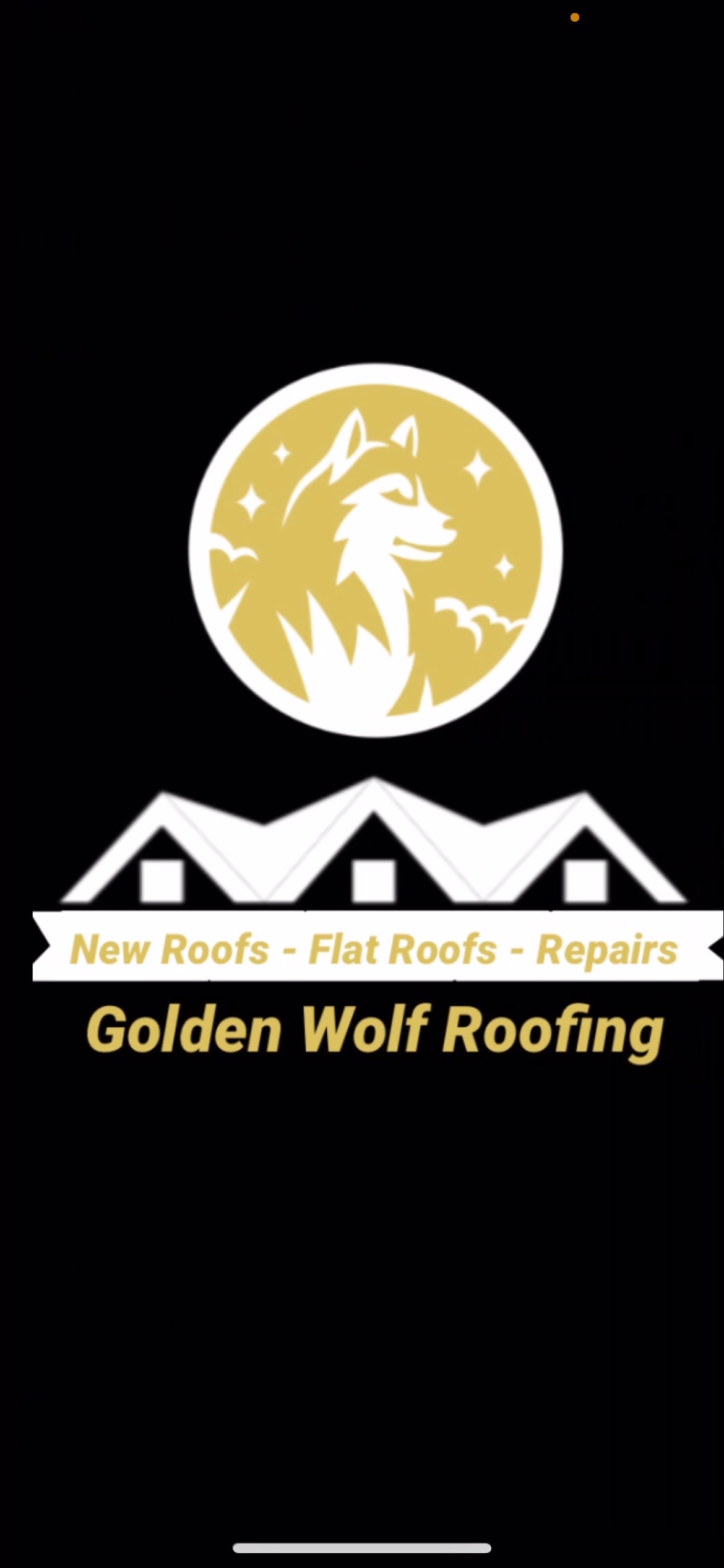 Golden Wolf Roofing Logo