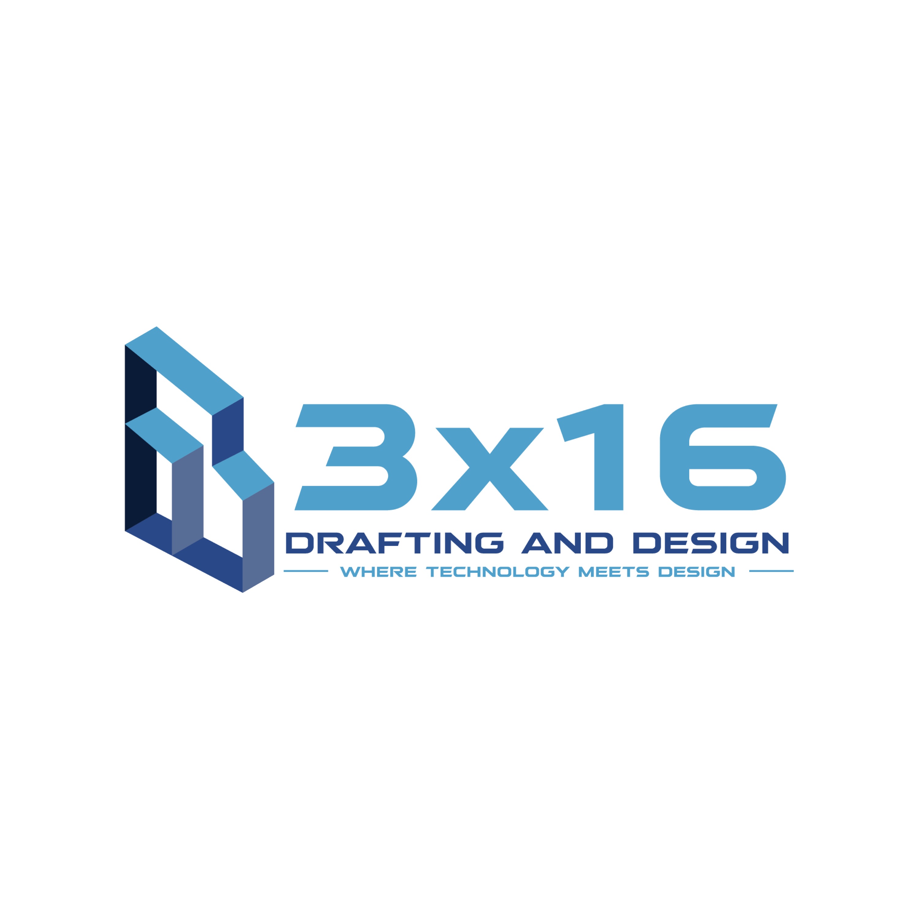 3x16 Drafting and Design, LLC Logo