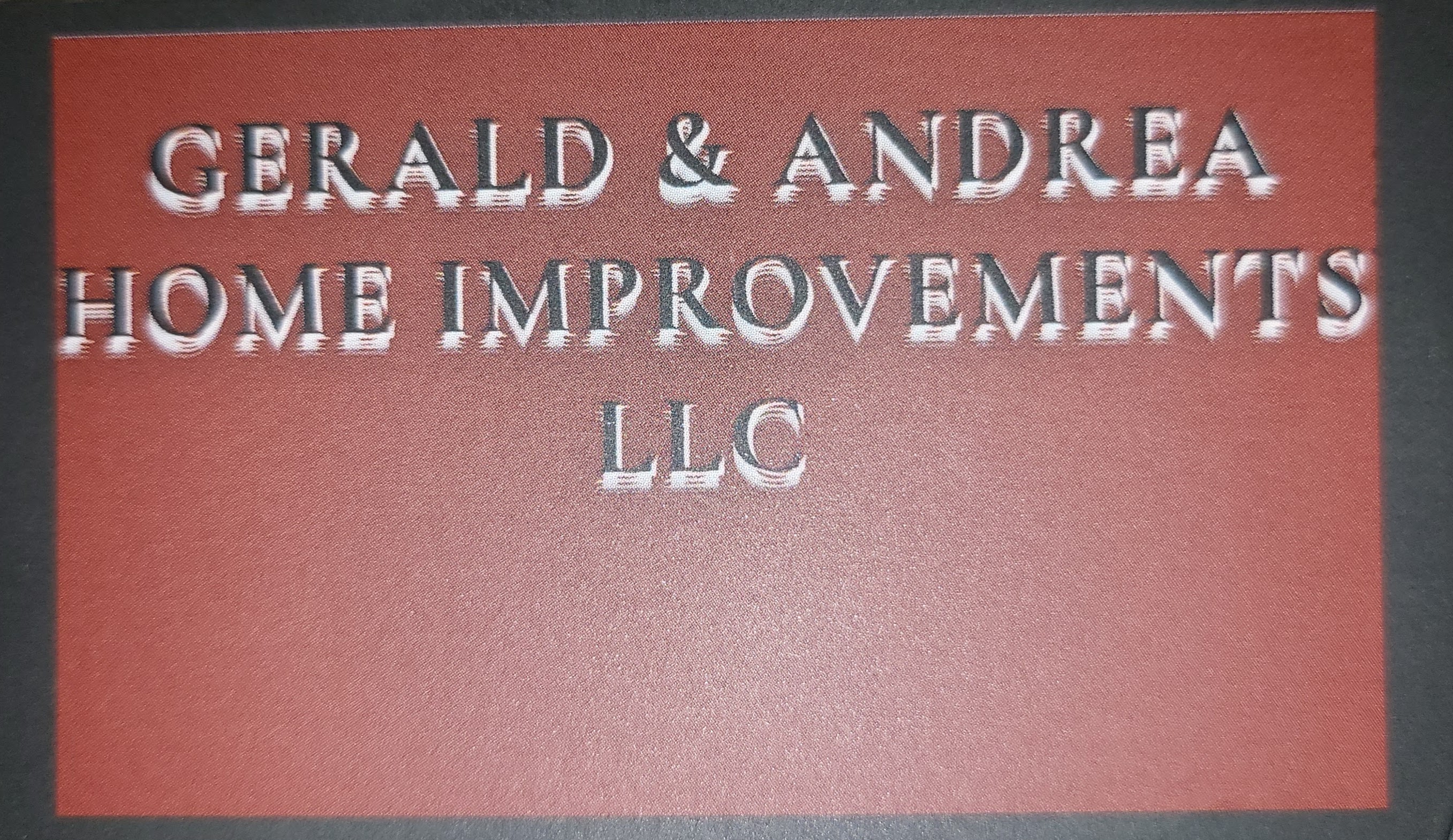 Gerald & Andrea Home Improvements Logo