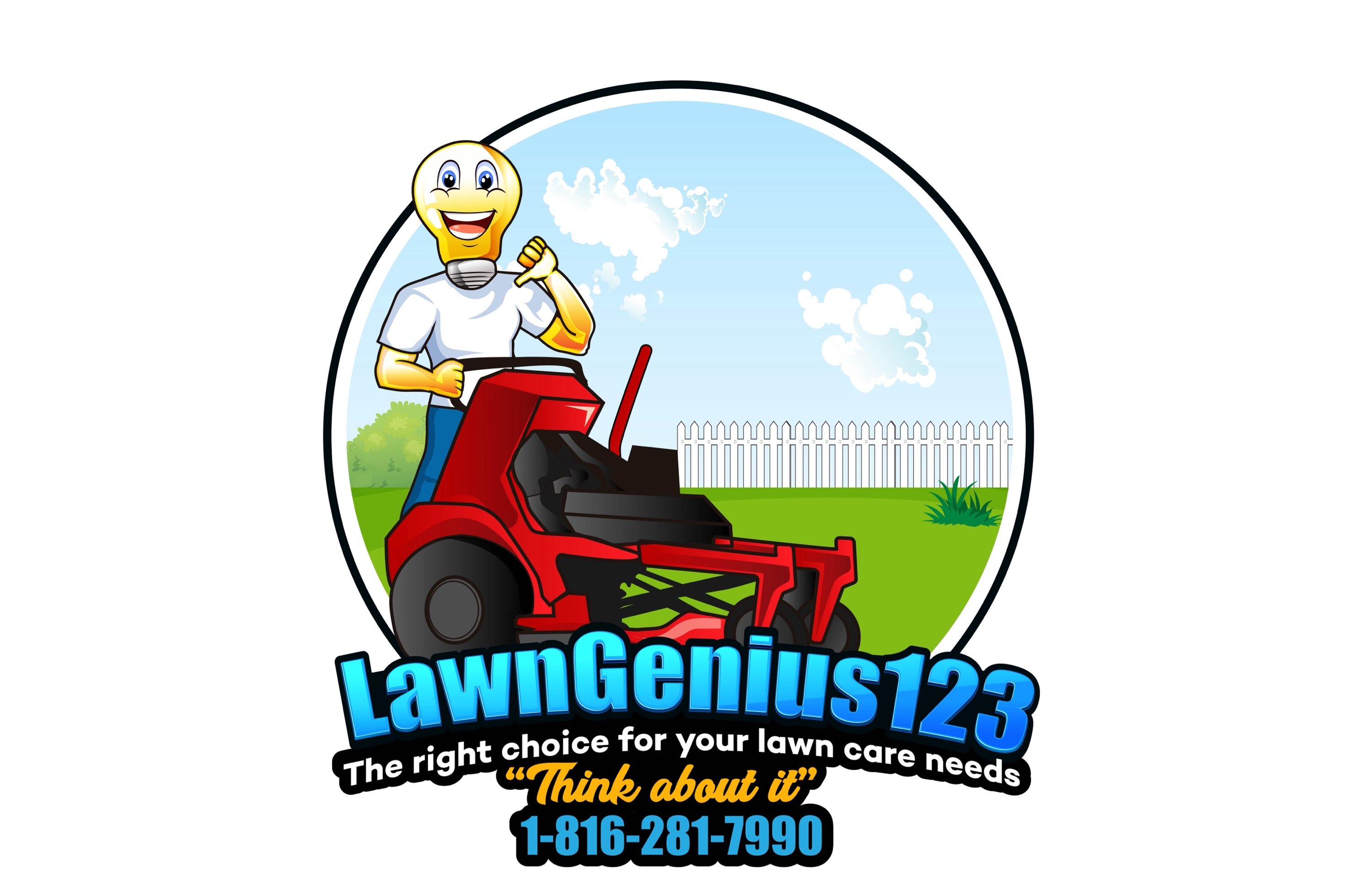 Lawn Genius 123 Logo