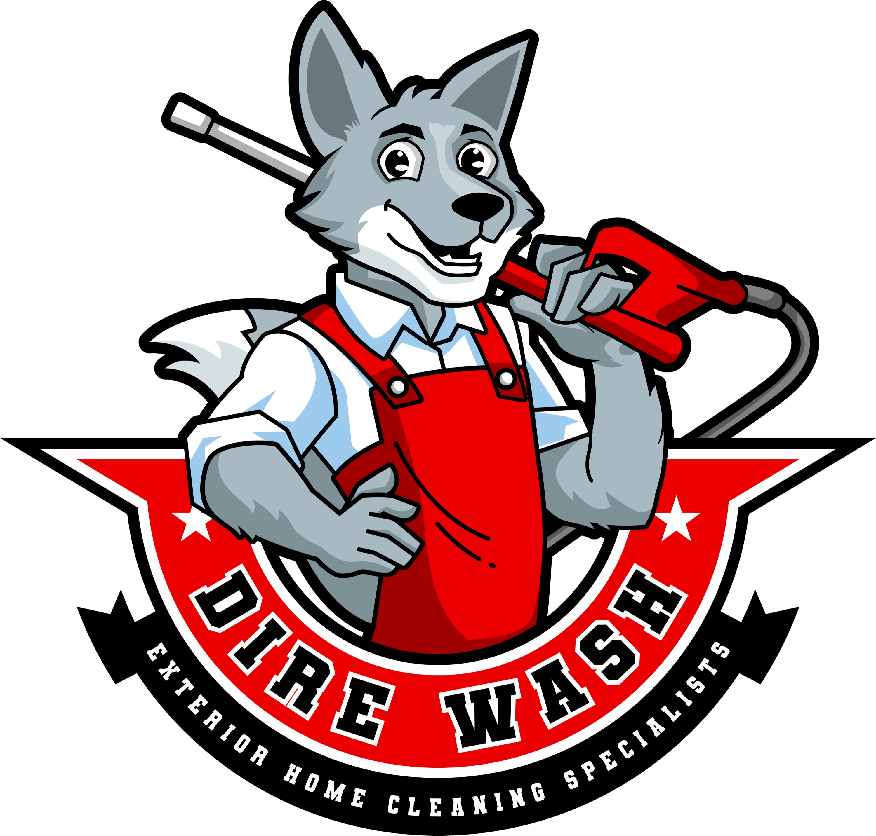 Dire Wash Pressure Washing Logo
