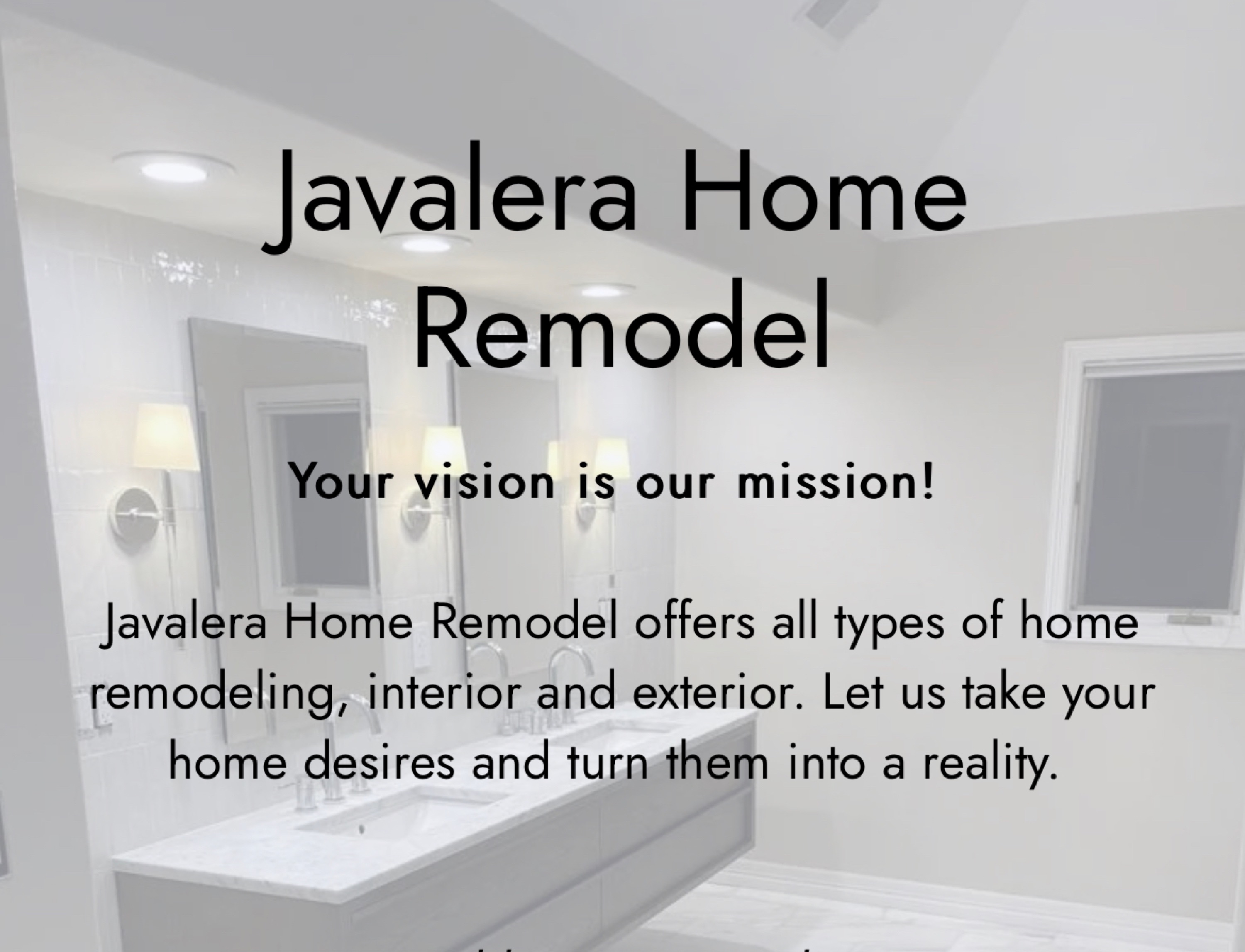 Javalera Remodel Logo