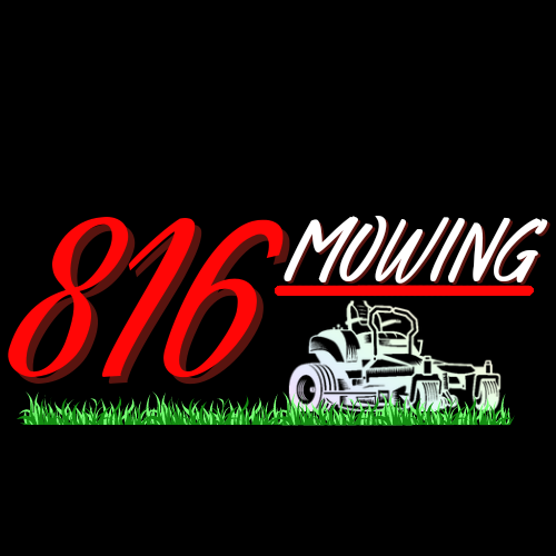 816 Mowing and Lawn Care Logo