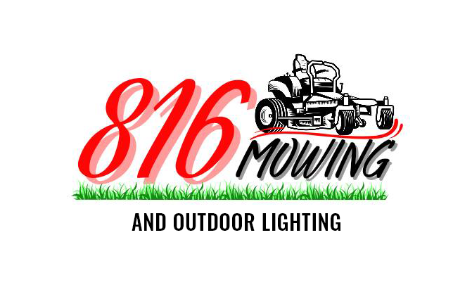816 Mowing and Lawn Care Logo