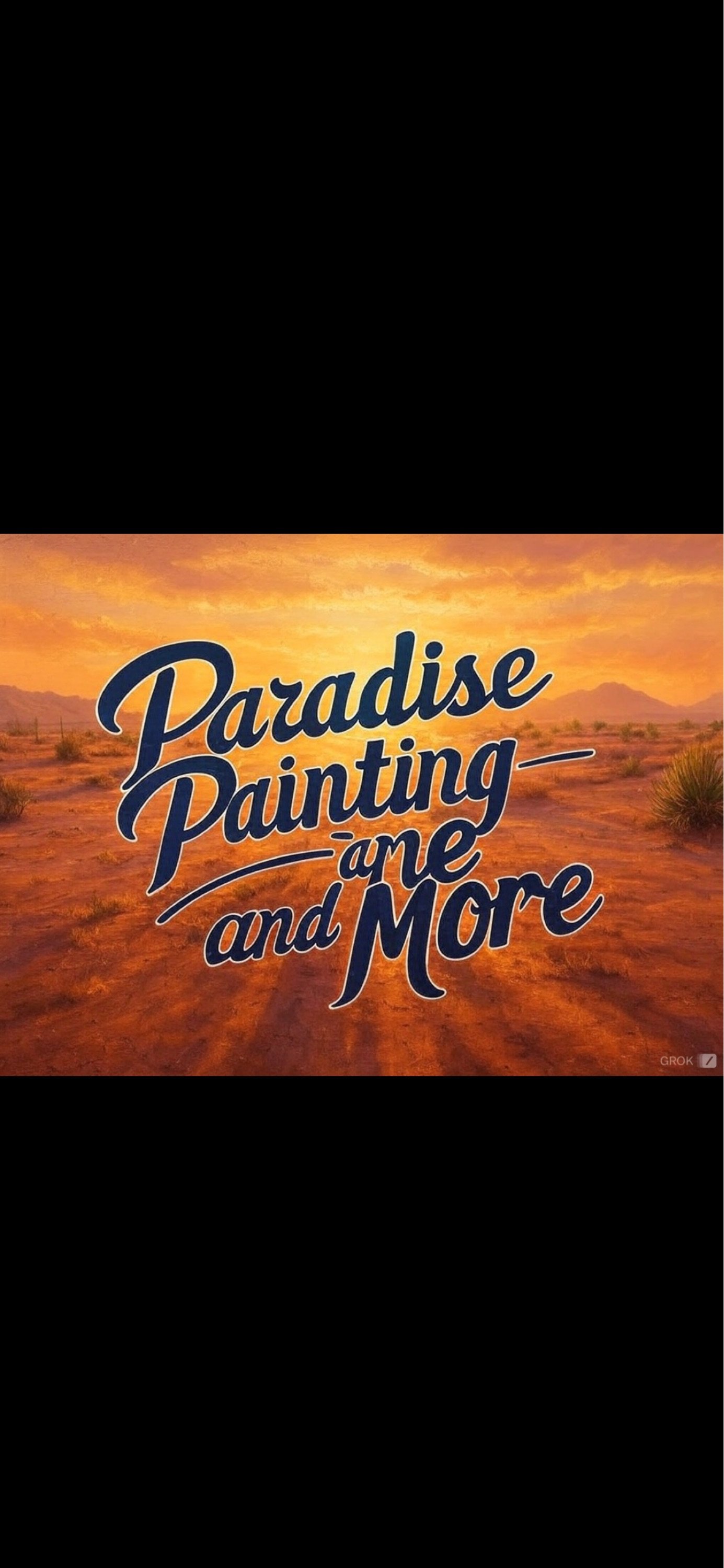 Paradise Painting And More Logo