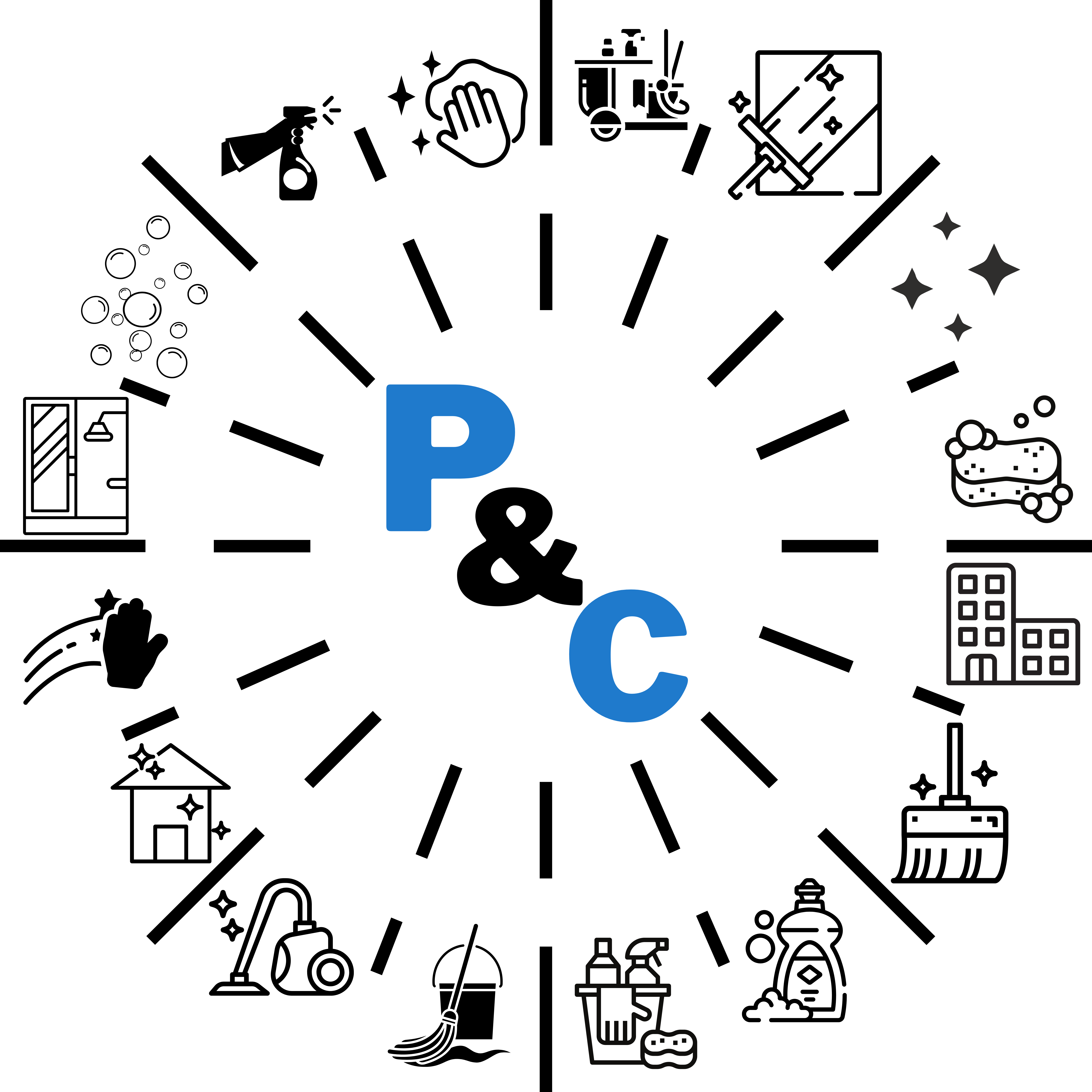 Pristine and Clean, LLC Logo
