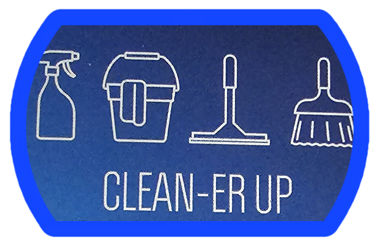 Clean-er Up Logo