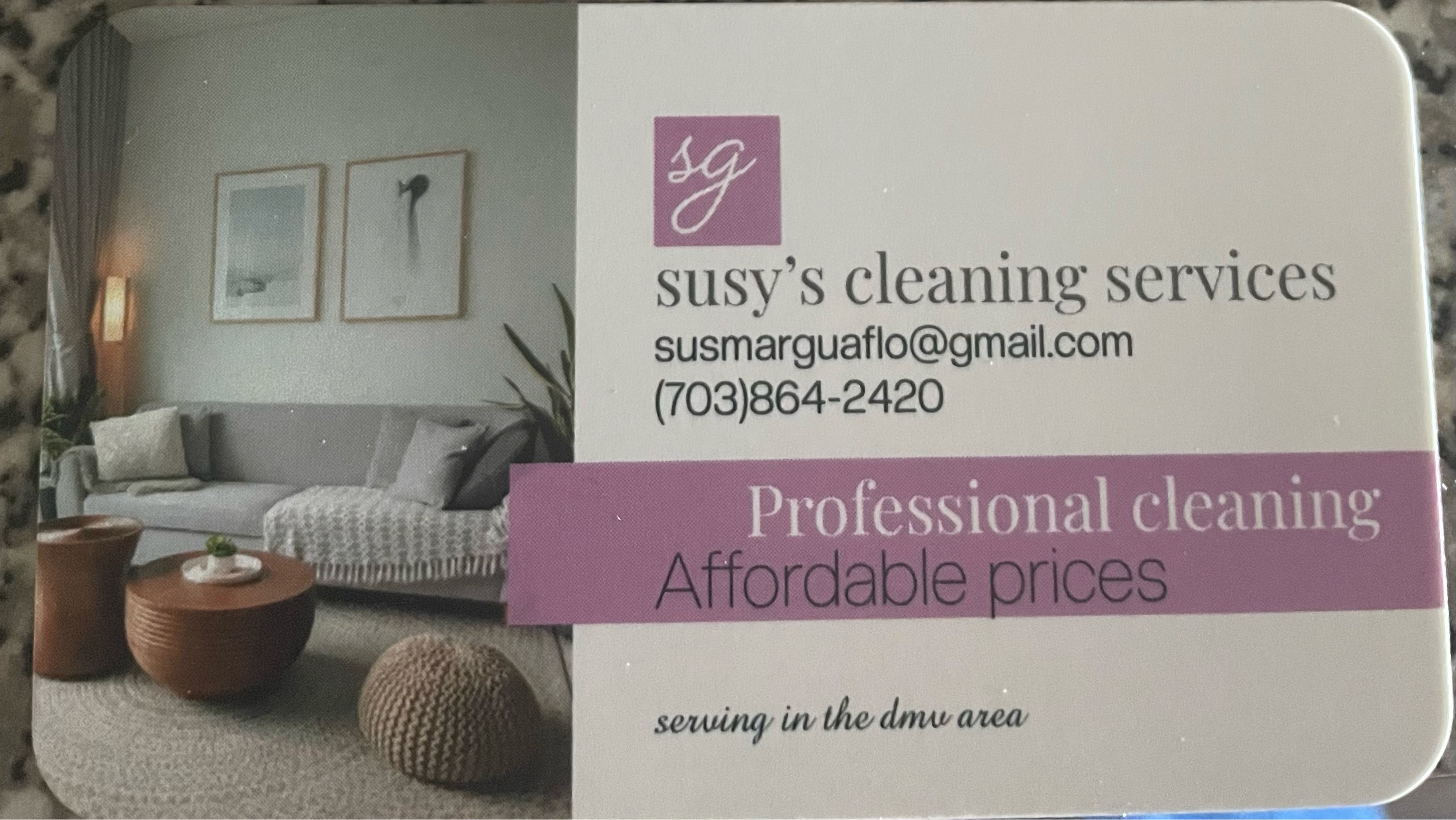 Susy's Cleaning Services Logo