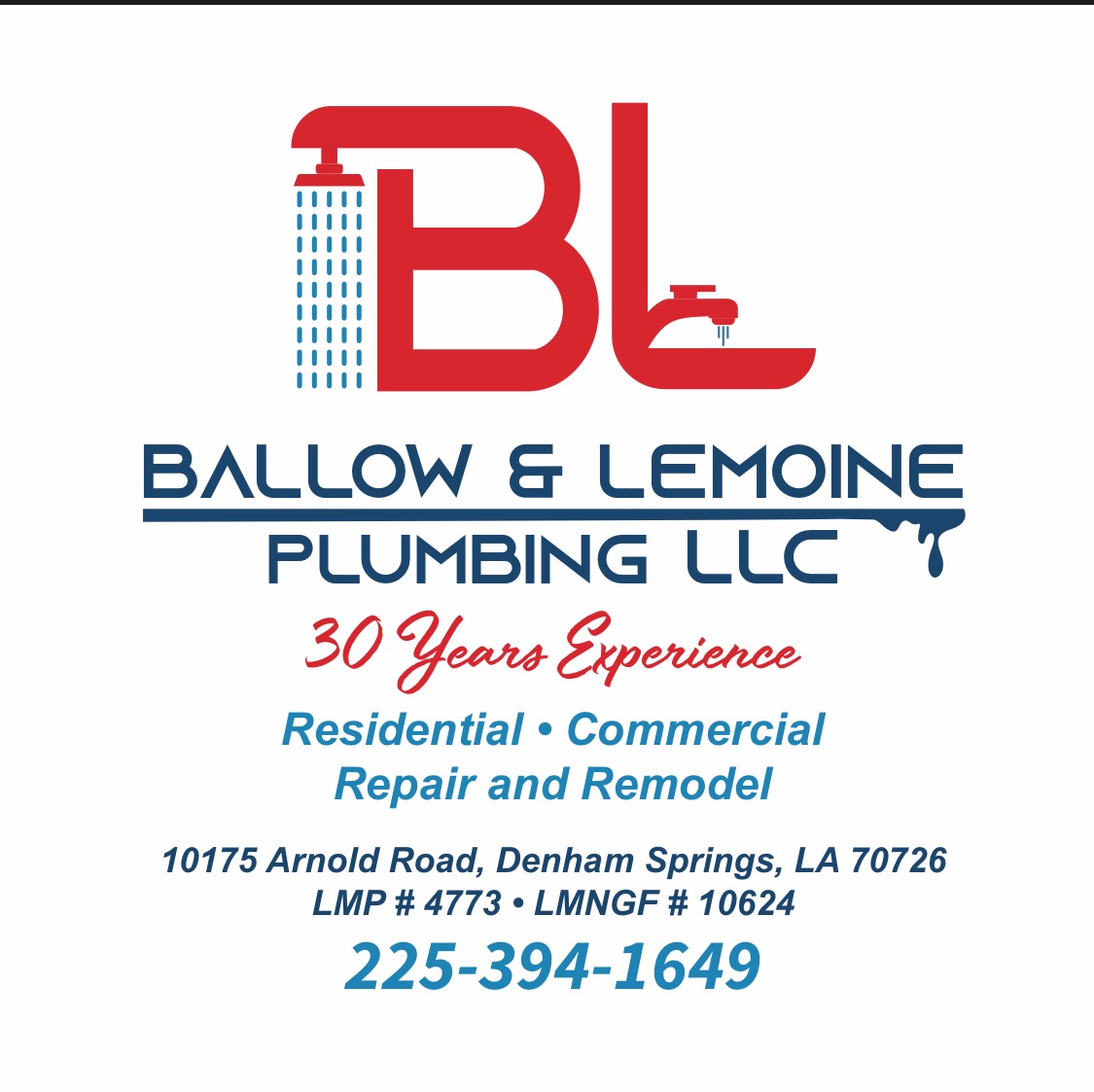Ballow & Lemoine Plumbing, LLC Logo