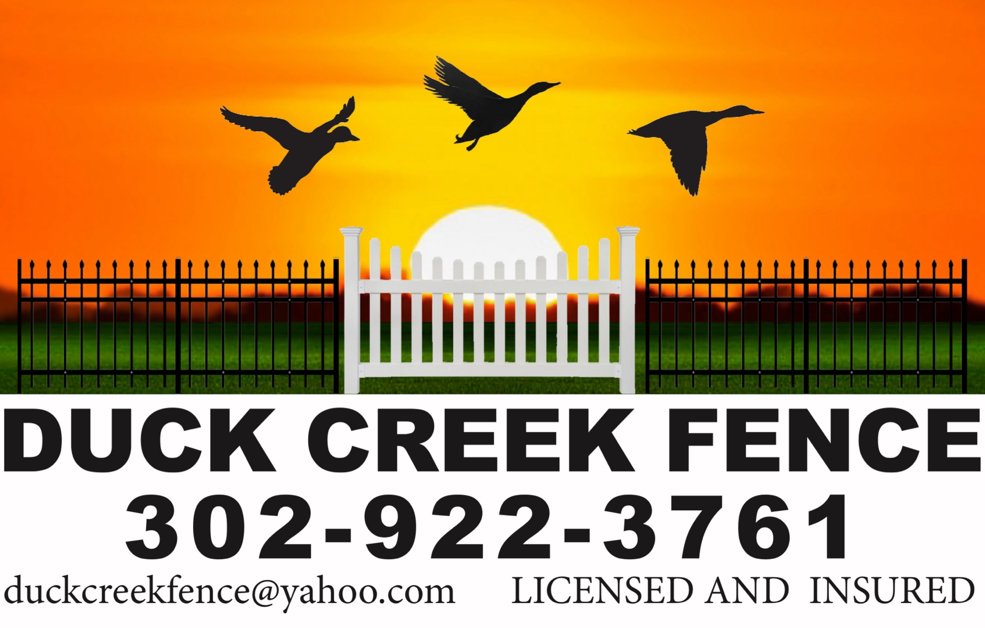 DUCK CREEK FENCE Logo