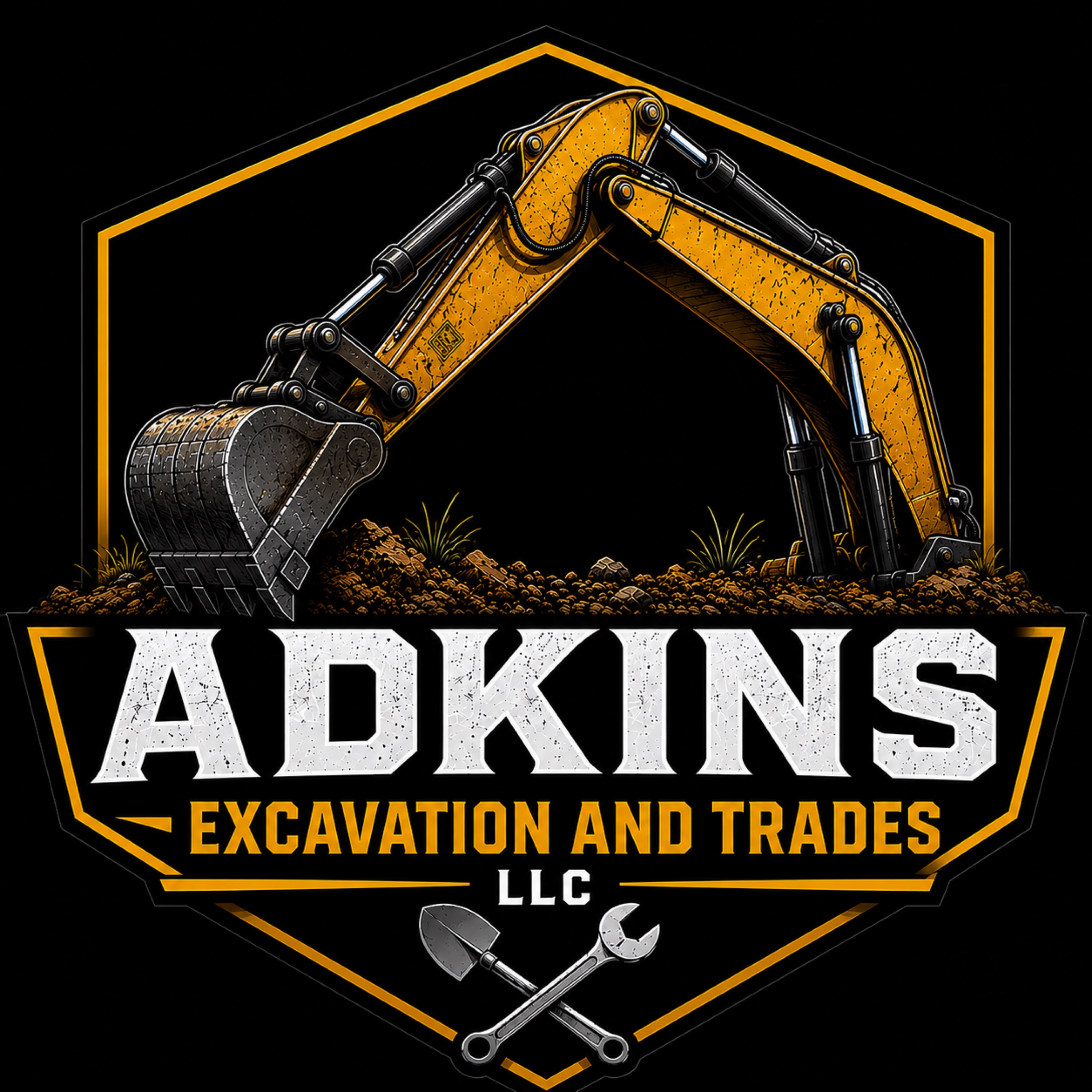 Adkins Excavation and Trades llc Logo