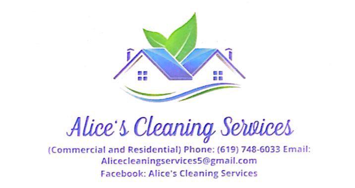 Alice Cleaning Services Logo