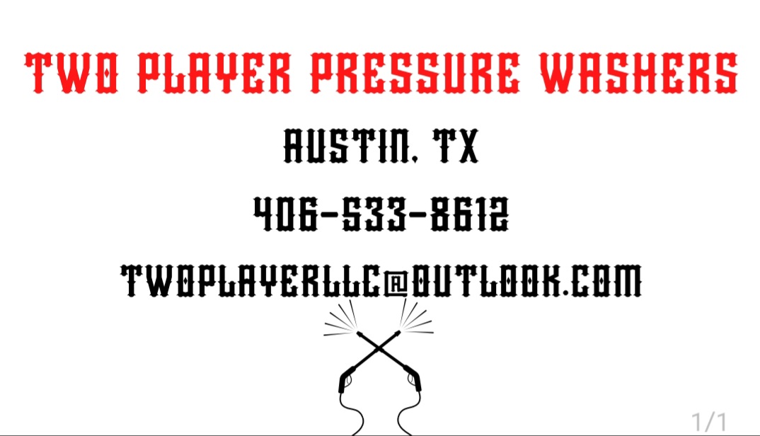 2 Player Pressure Washers Logo