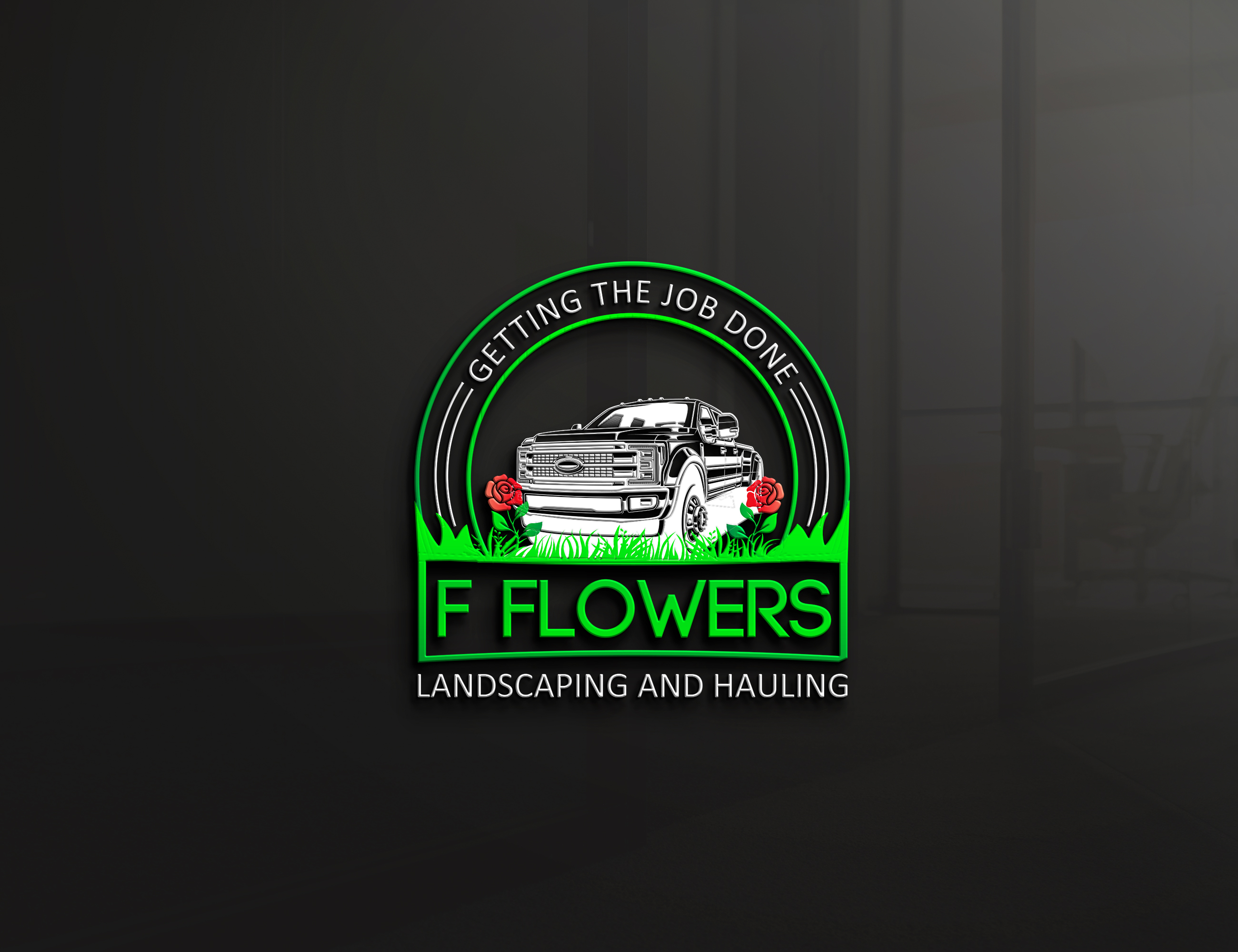 F. Flowers Landscaping & Hauling Logo