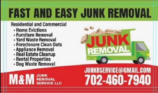 M&M Junk Removal Service LLC Logo