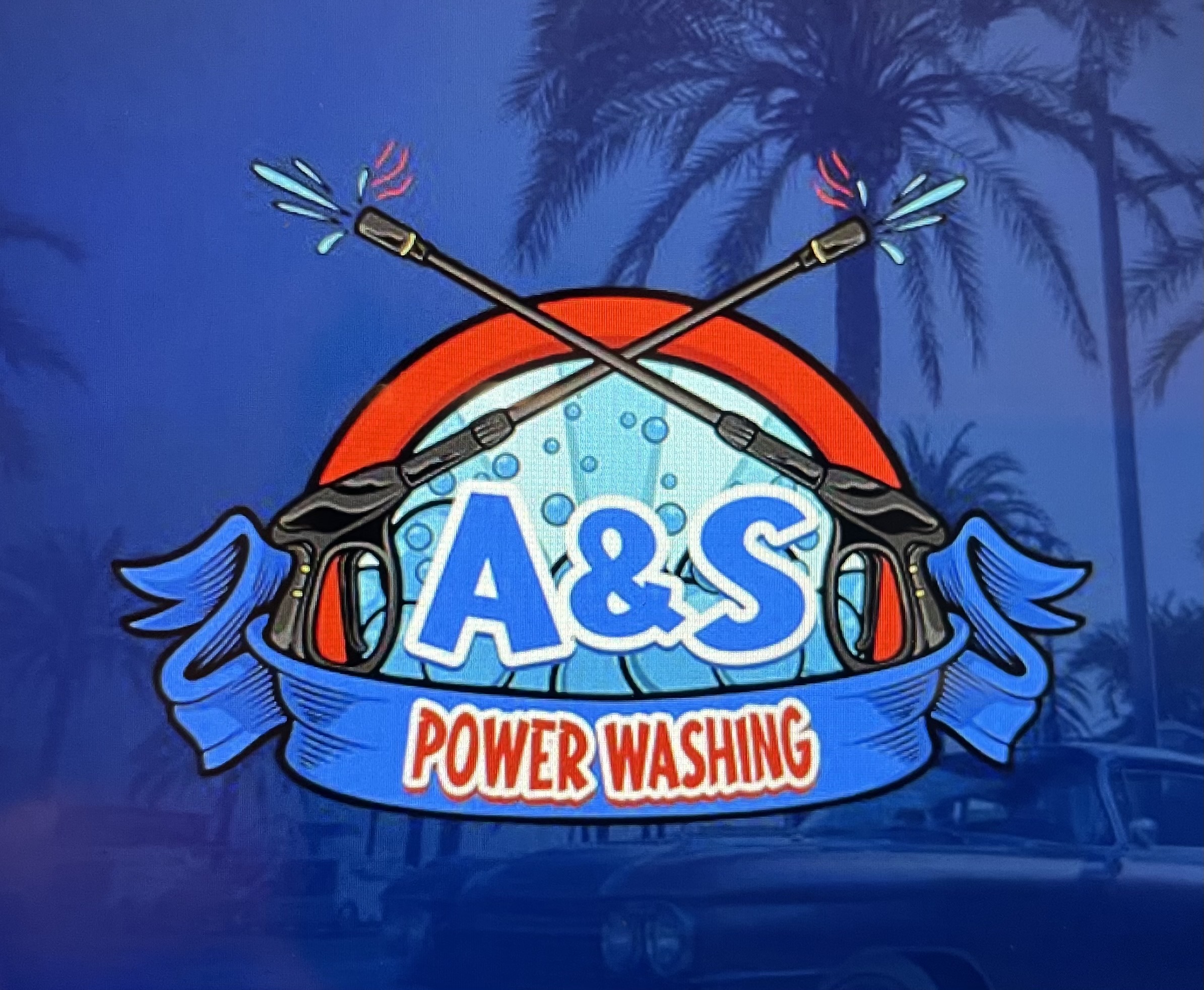 A&S Power Washing Logo