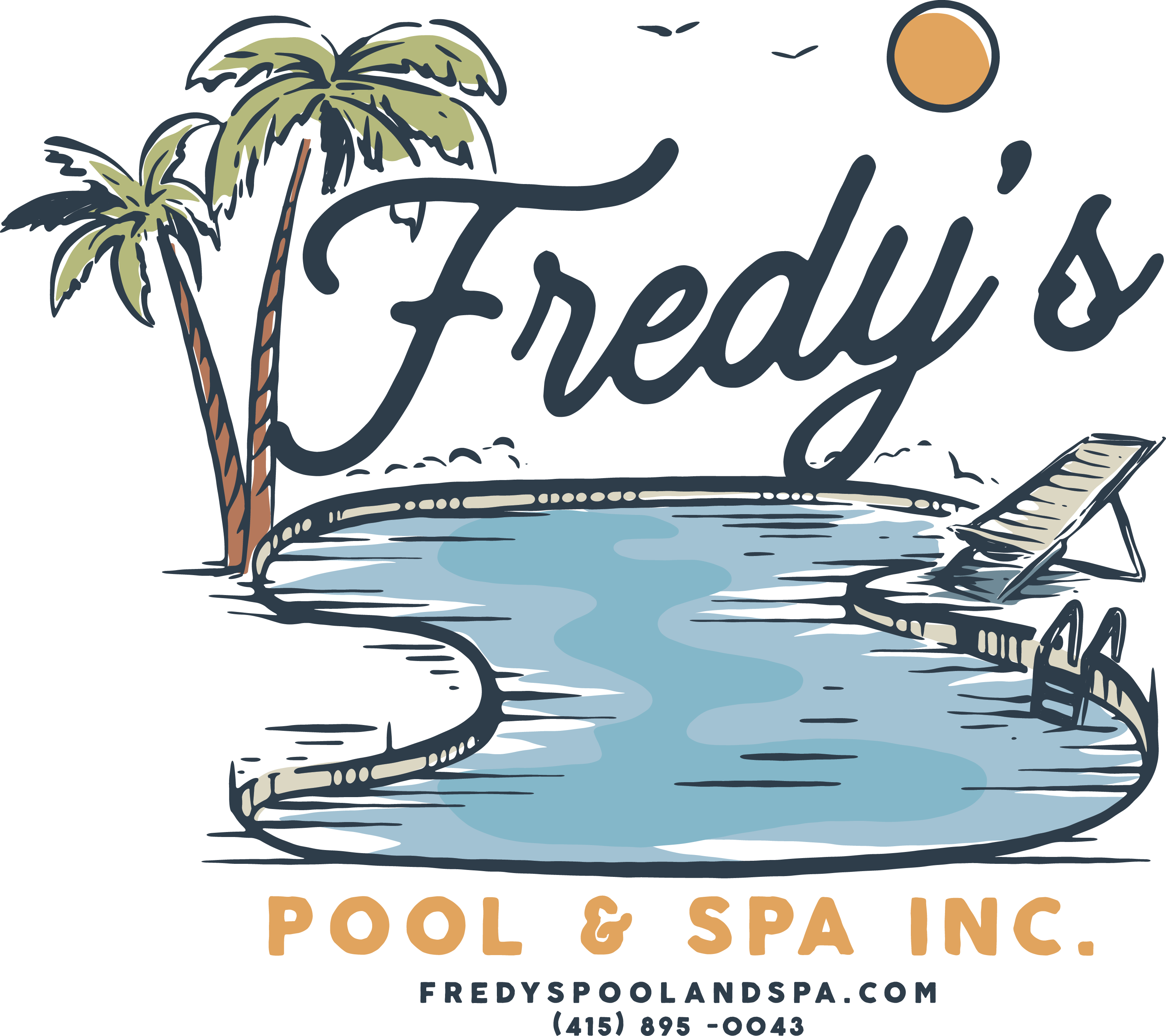 Fredy's Pool and Spa Service Logo